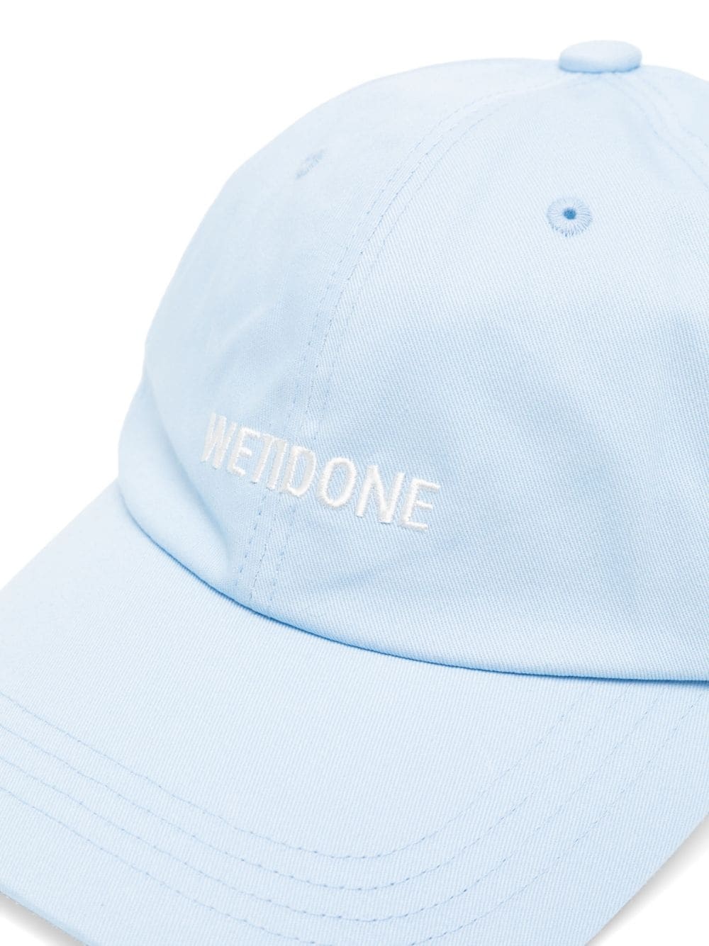 logo-embroidered cotton cap - 2