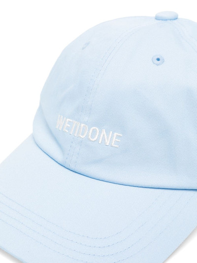 We11done logo-embroidered cotton cap outlook