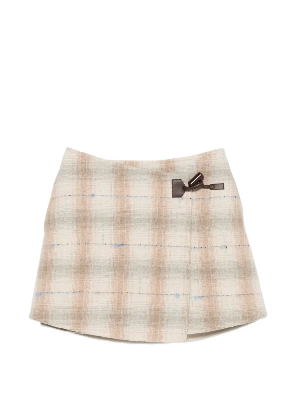 Wool and cashmere mini skirt - 1