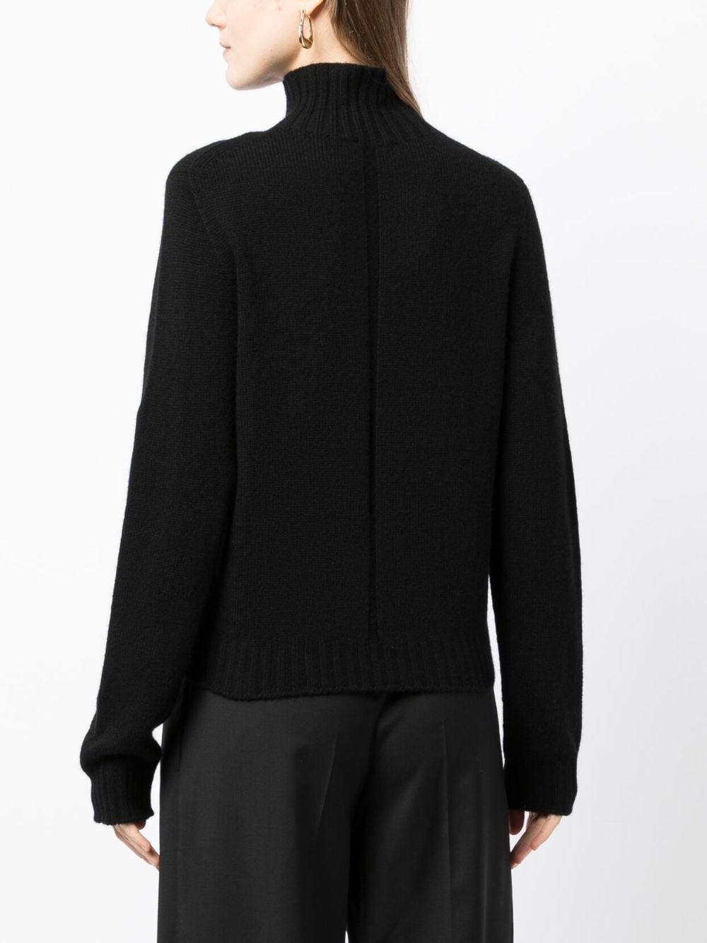 Kensington high-neck cashmere top - 4