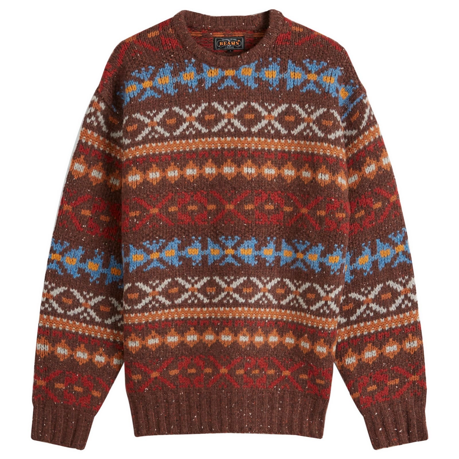 Beams Plus Fair Isle Jumper - 1