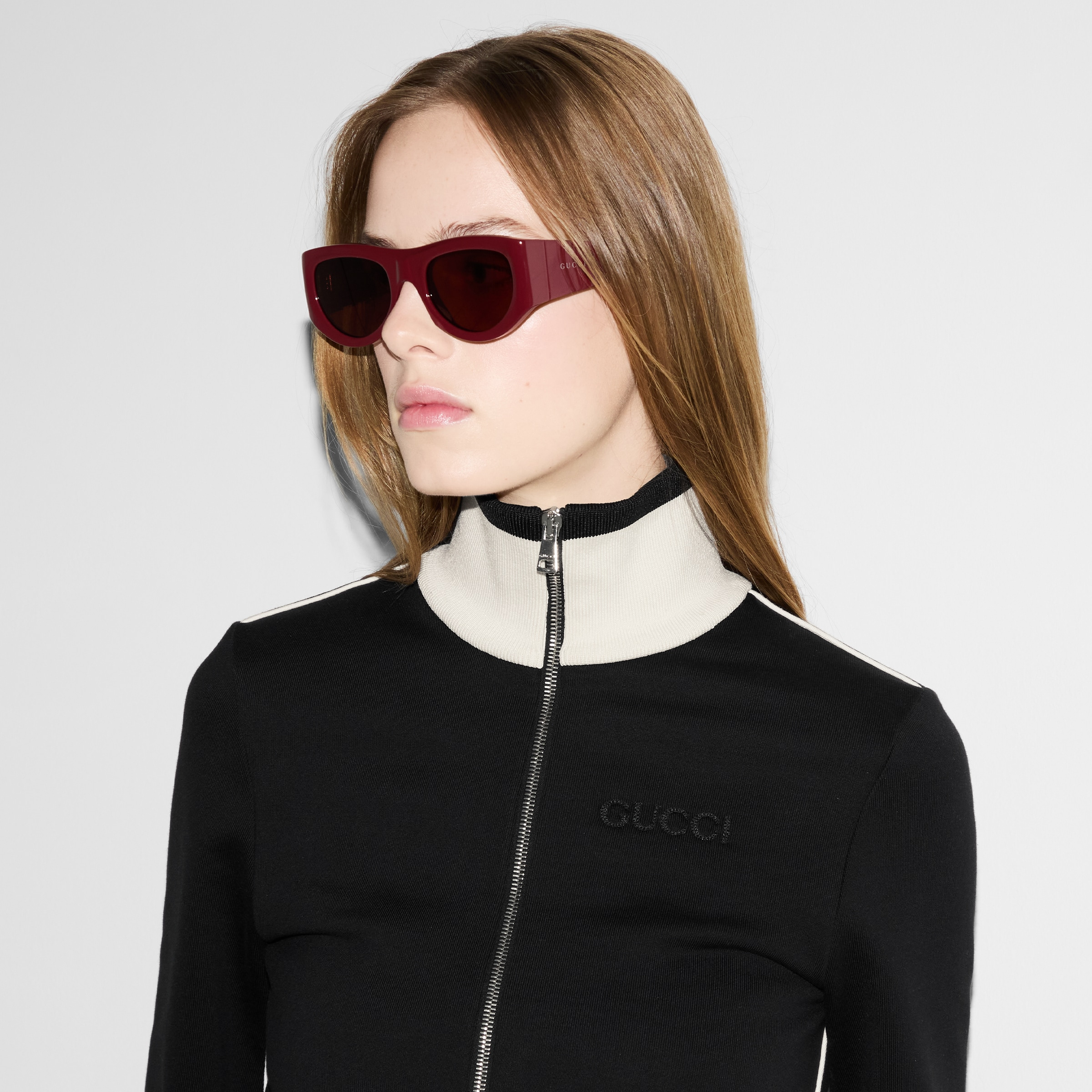 Cotton fleece zip jacket - 5