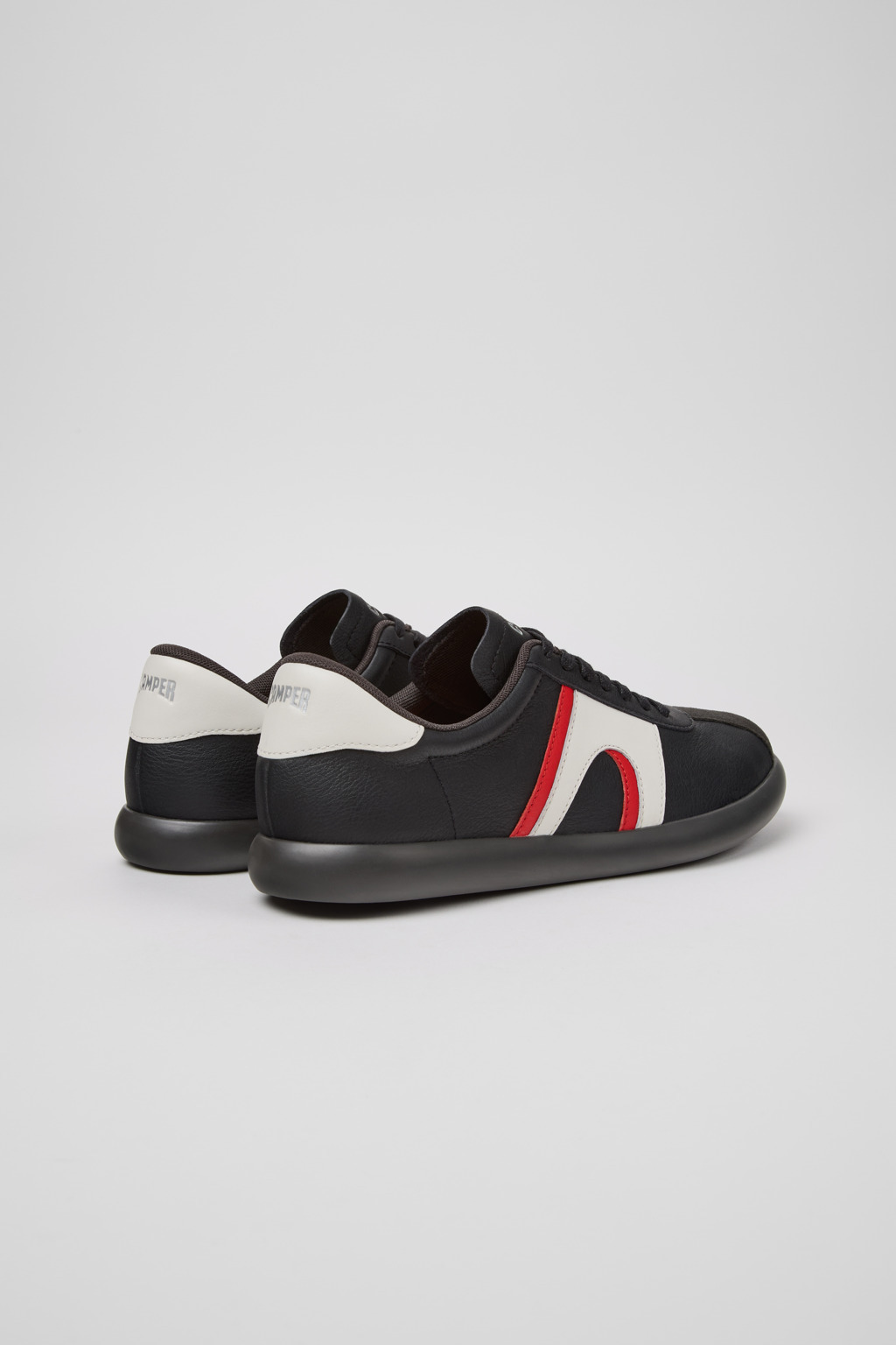 Multicolor Leather and Nubuck Sneakers for Men. - 3