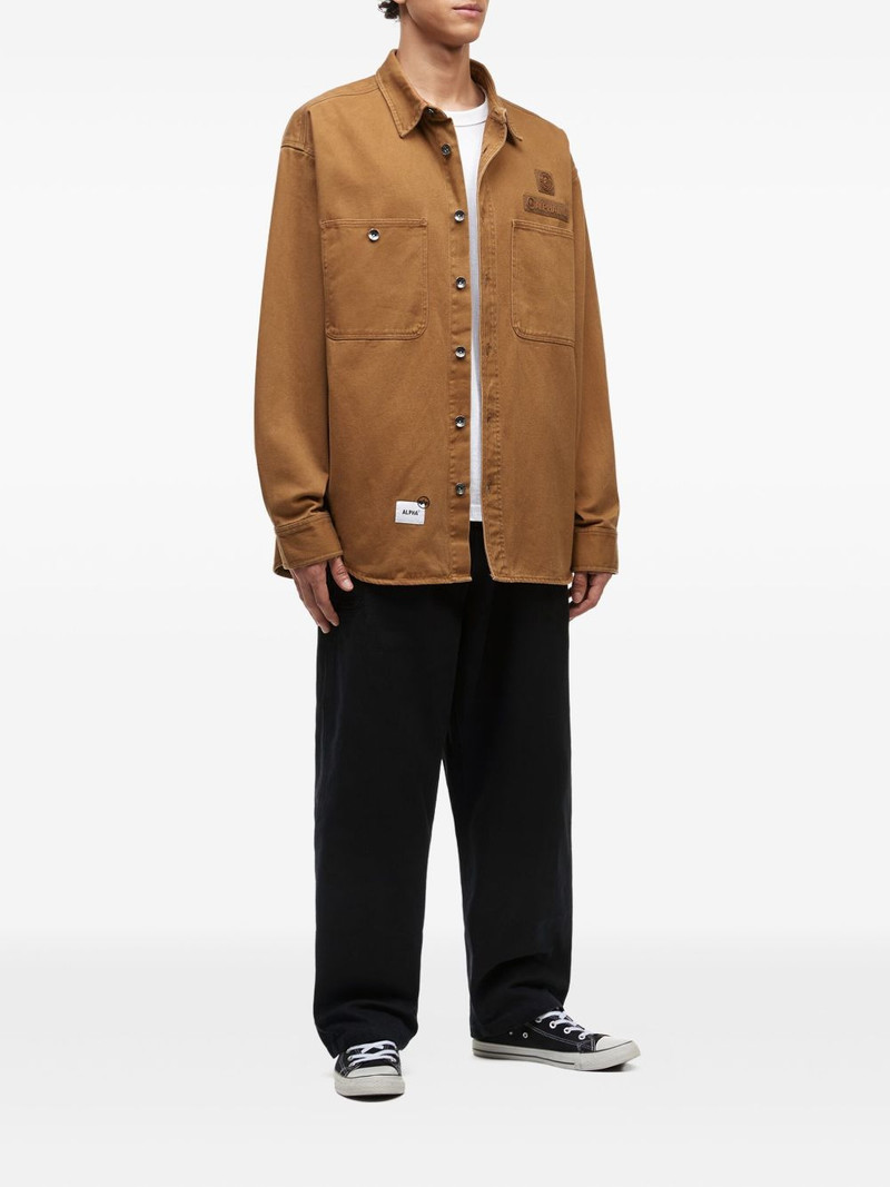 ALPHA INDUSTRIES patch-pocket cotton shirt outlook