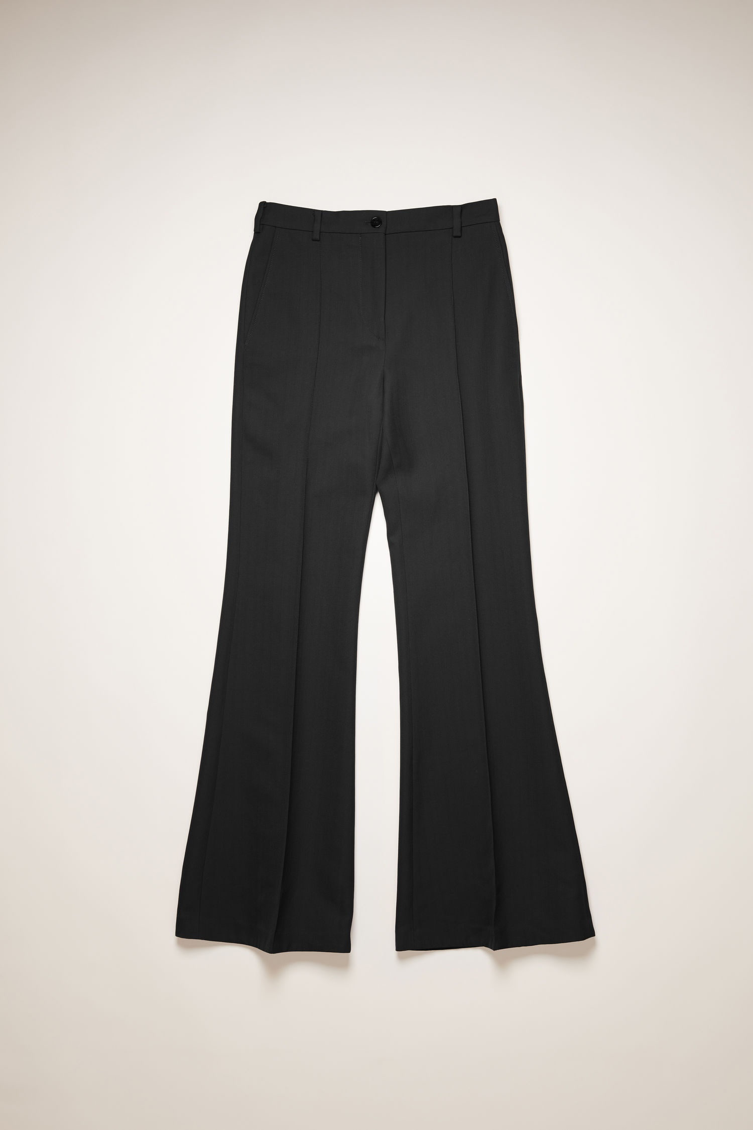 Flared trousers black - 1