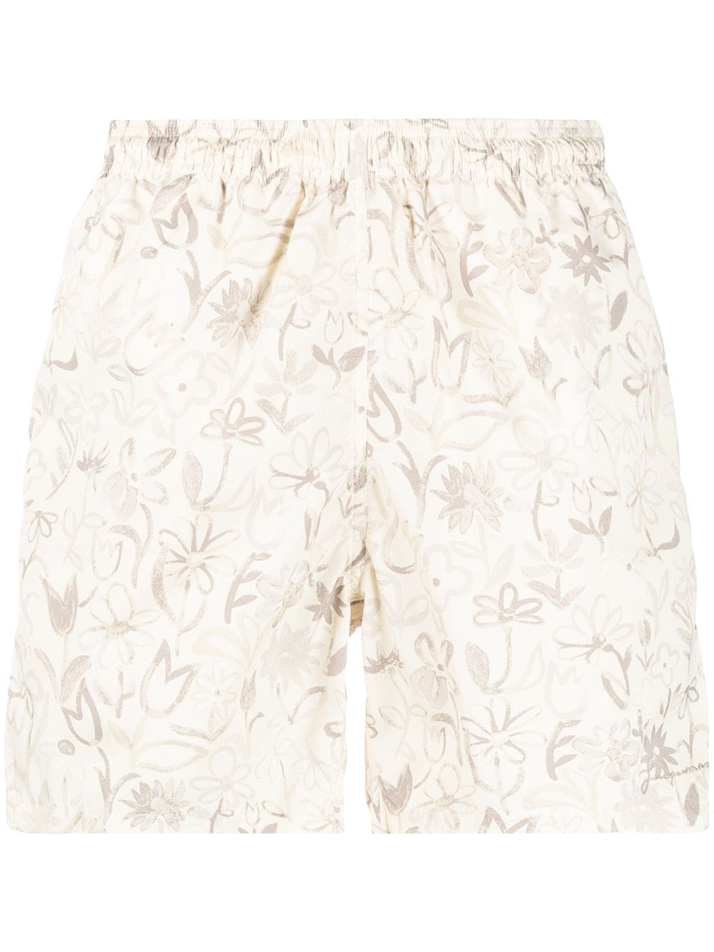 light floral print shorts - 1