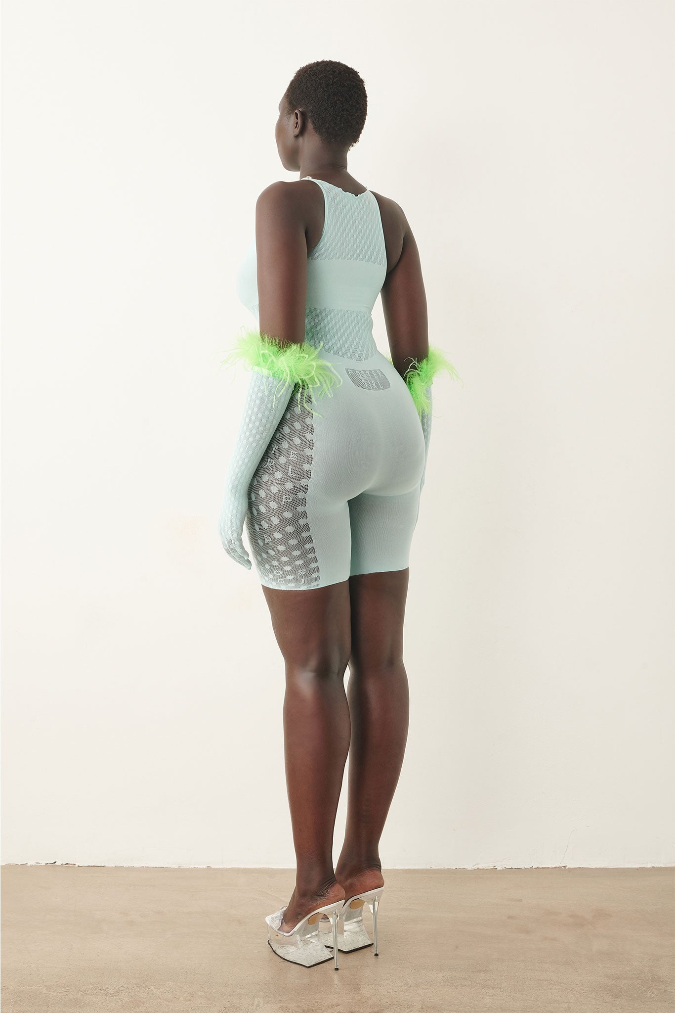 JETTA JUMPSUIT X GWENEVERE GLOVES SET SOFT TURQUOISE - 6