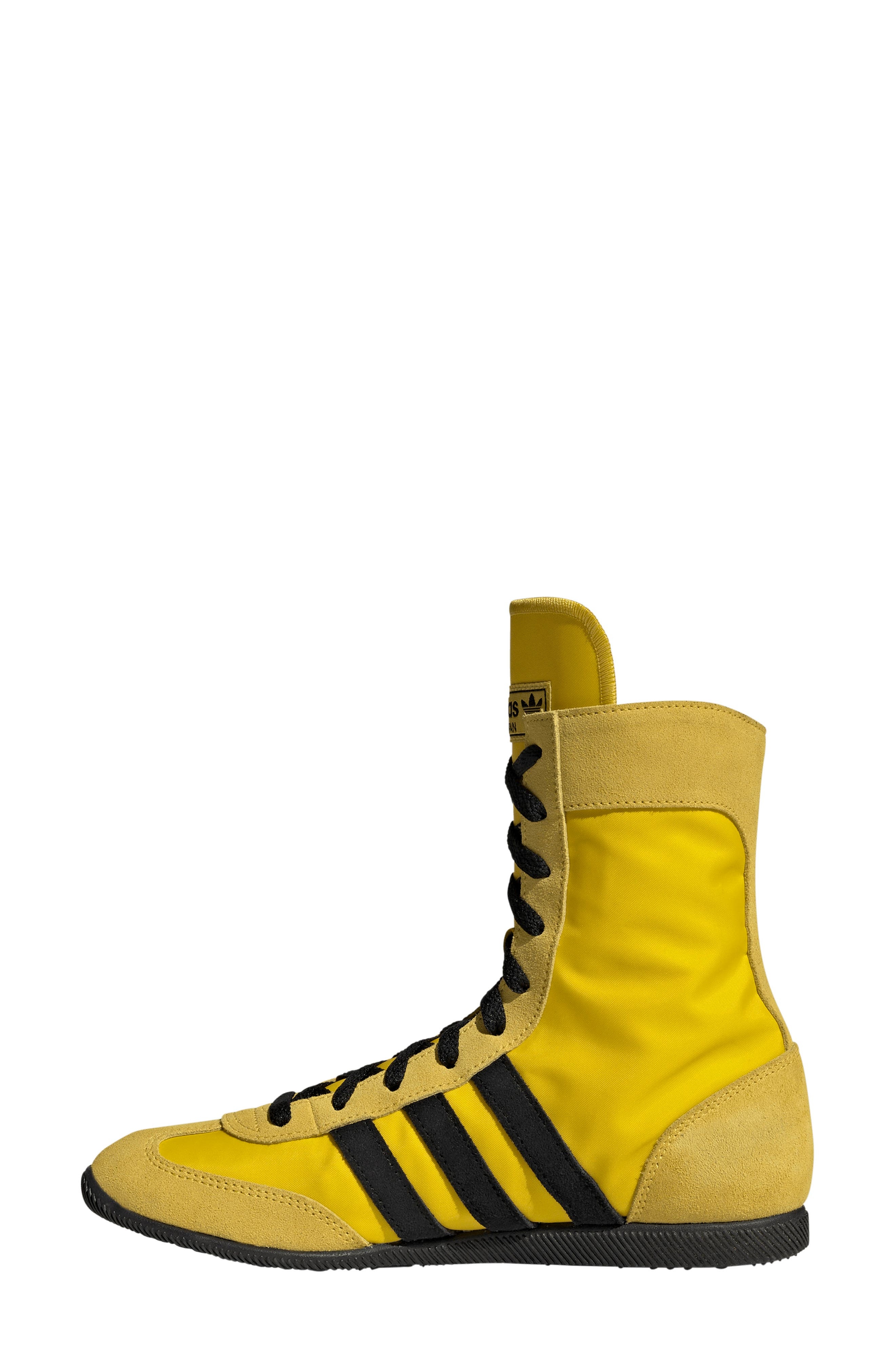 adidas Japan High Top Sneaker in Yellow/Black/Gold Metallic at Nordstrom - 6