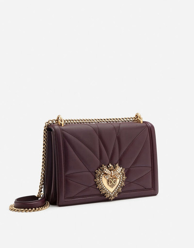 Dolce & Gabbana Large Devotion side bag in matelassé nappa leather outlook