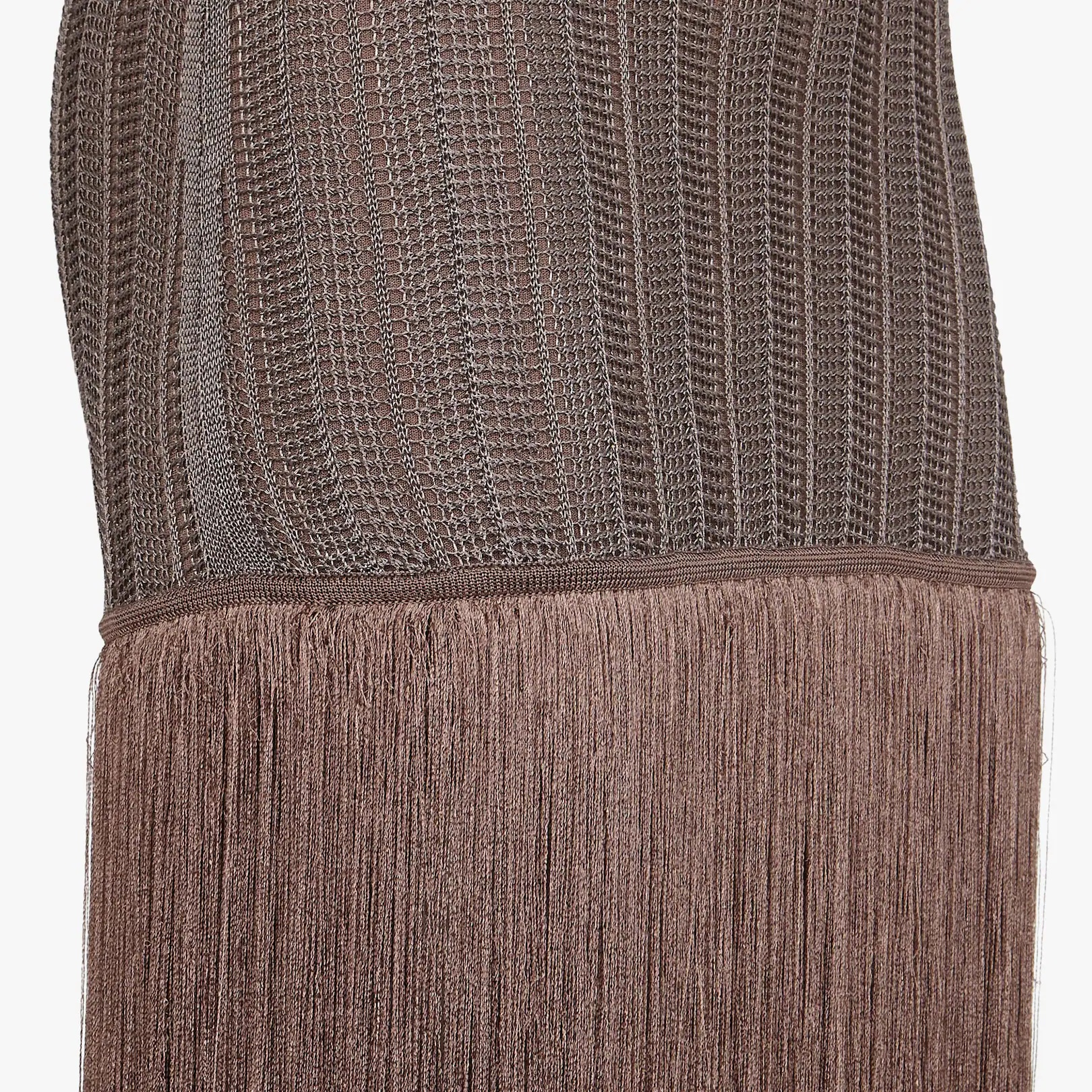 Brown viscose dress - 3