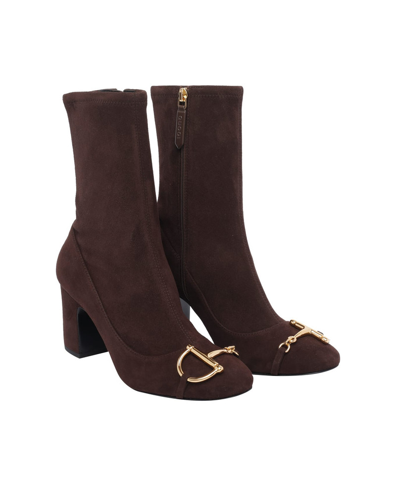 GUCCI Half Horsebit Ankle Boots outlook