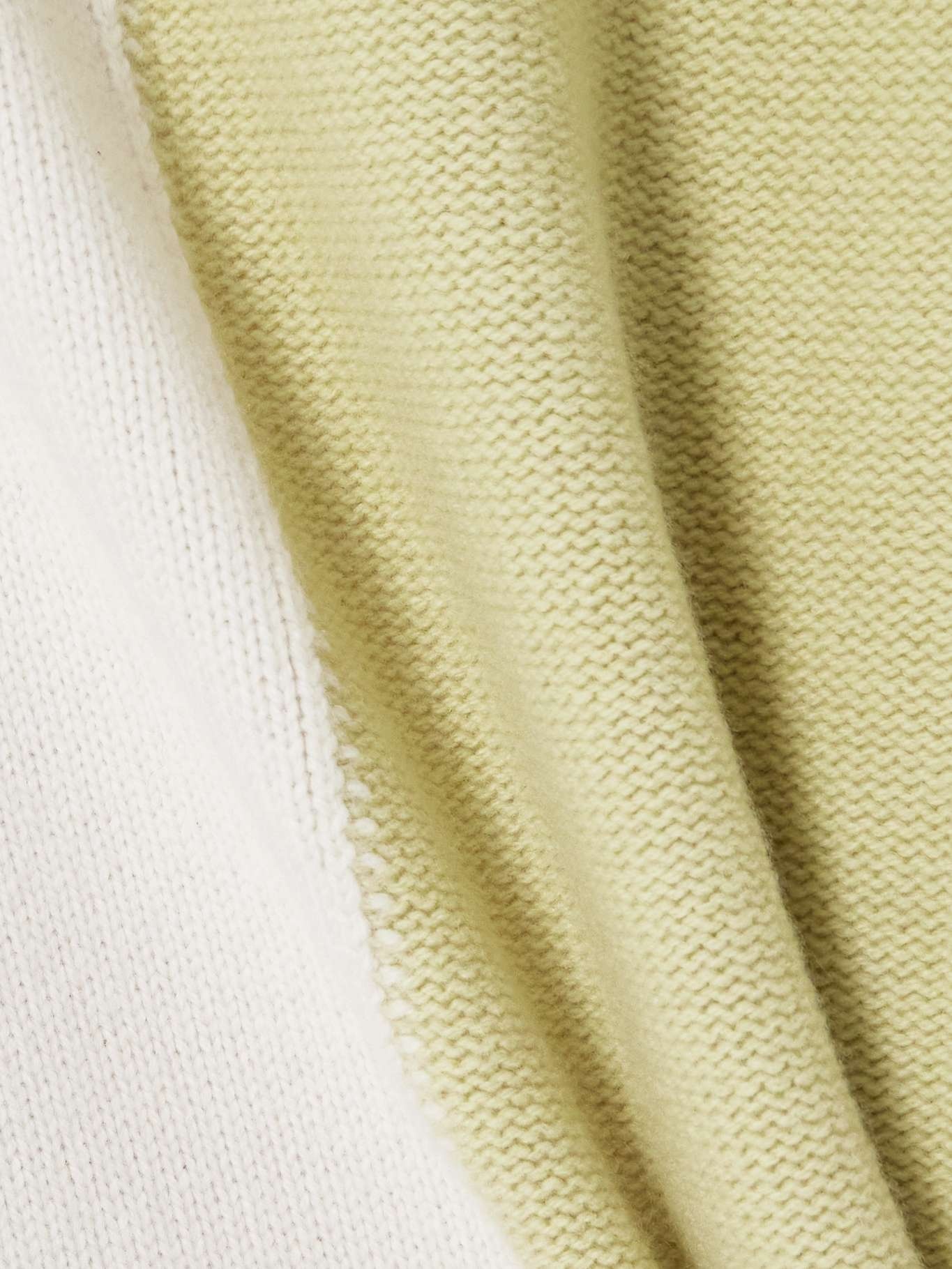 Alcove two-tone wool-blend intarsia turtleneck sweater - 4