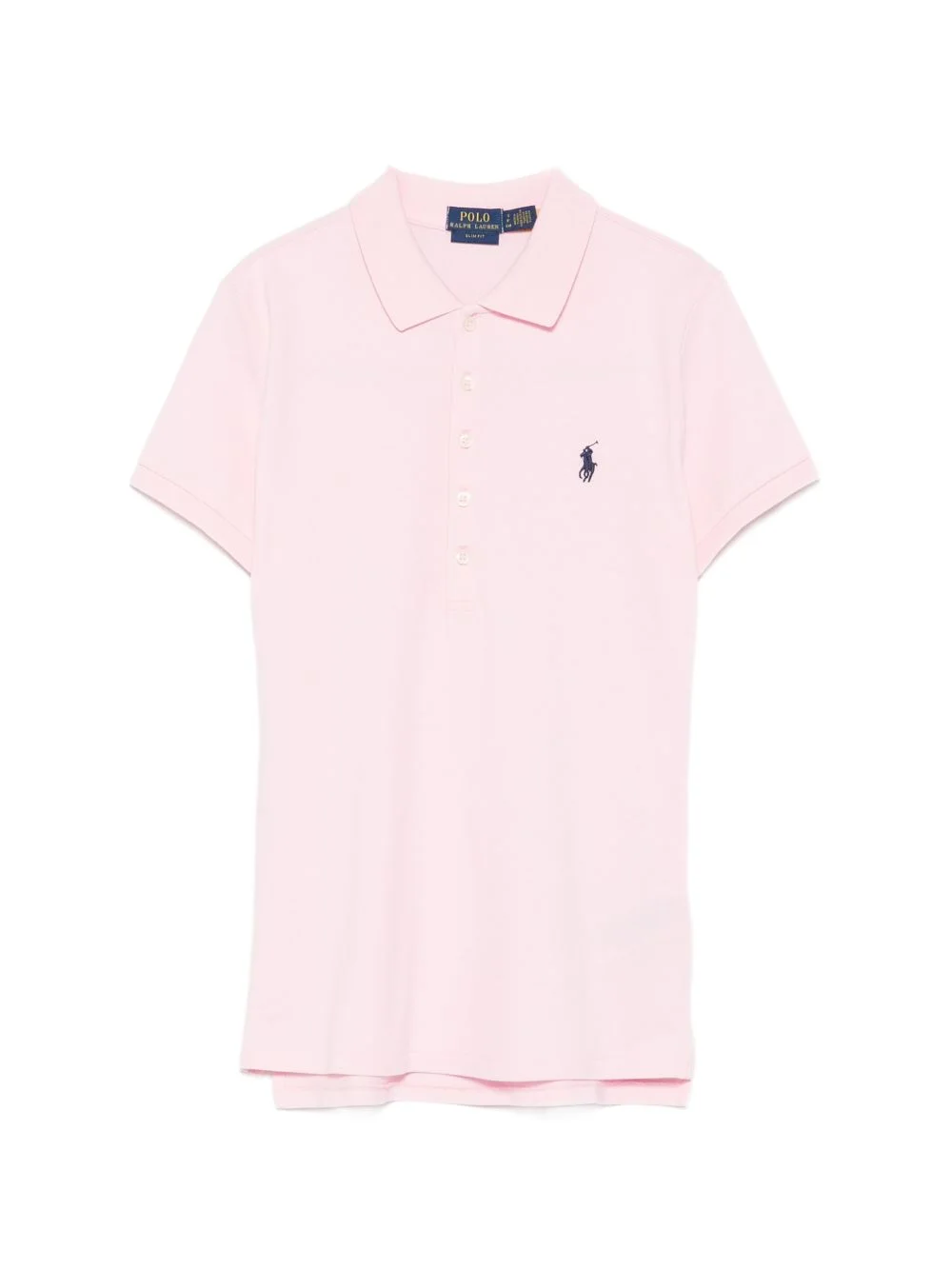 embroidered-logo polo shirt - 1