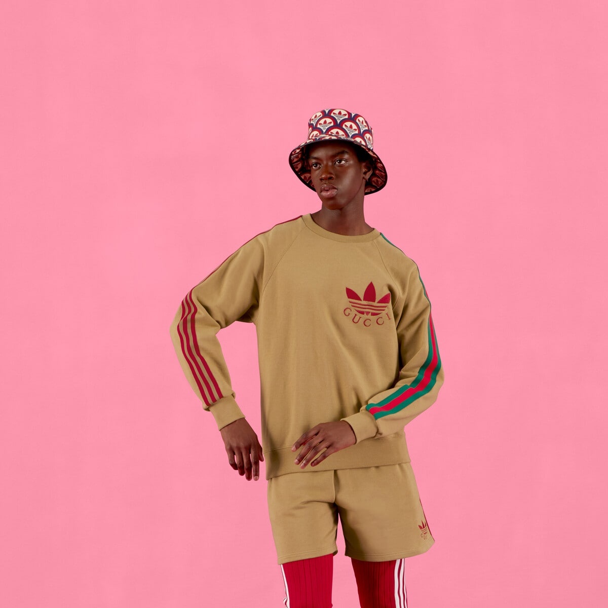 adidas x Gucci cotton jersey sweatshirt - 6