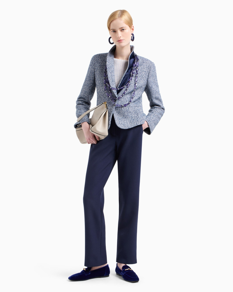 EMPORIO ARMANI Stretch technical sablé chinos outlook