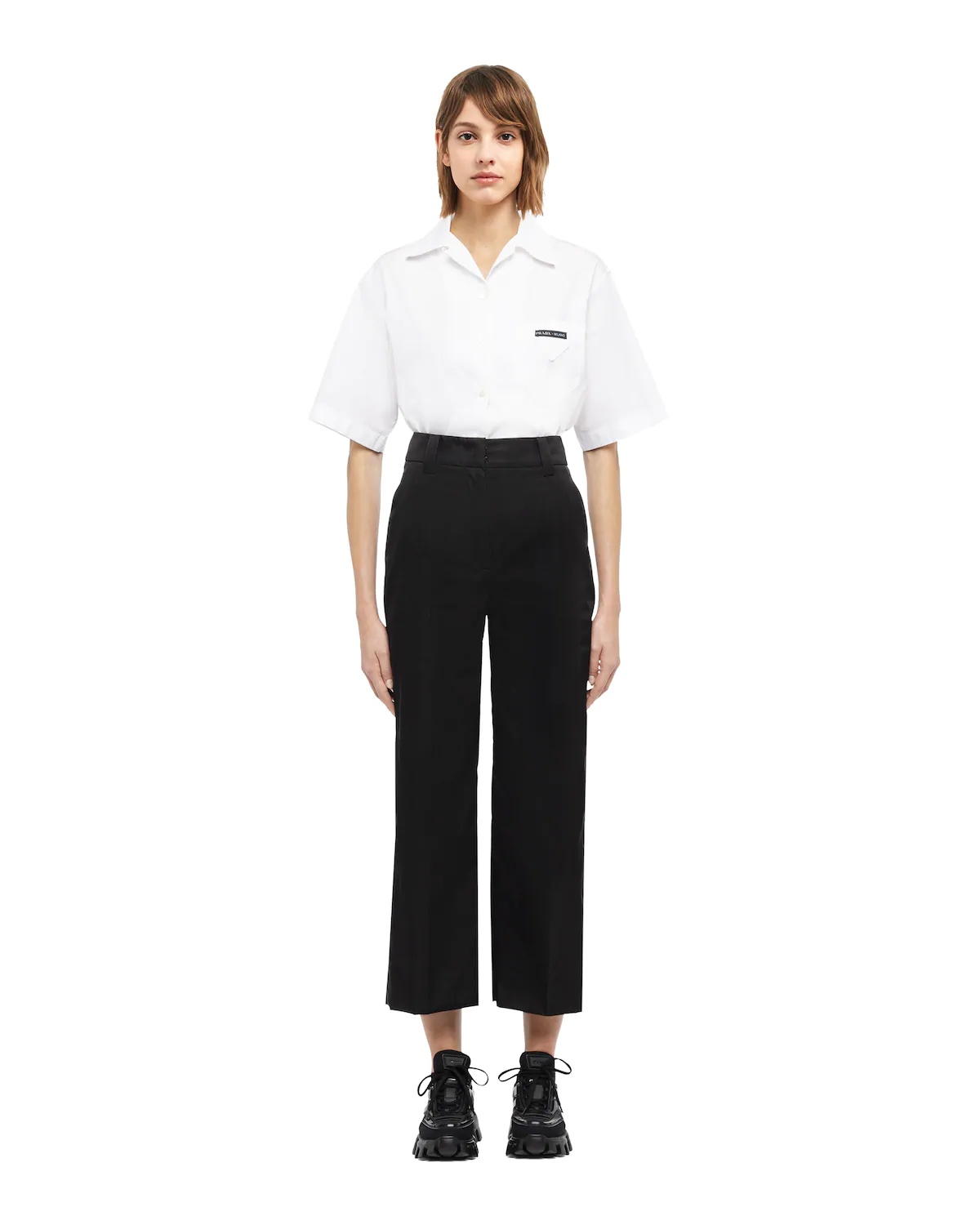 Re-Nylon gabardine trousers - 2