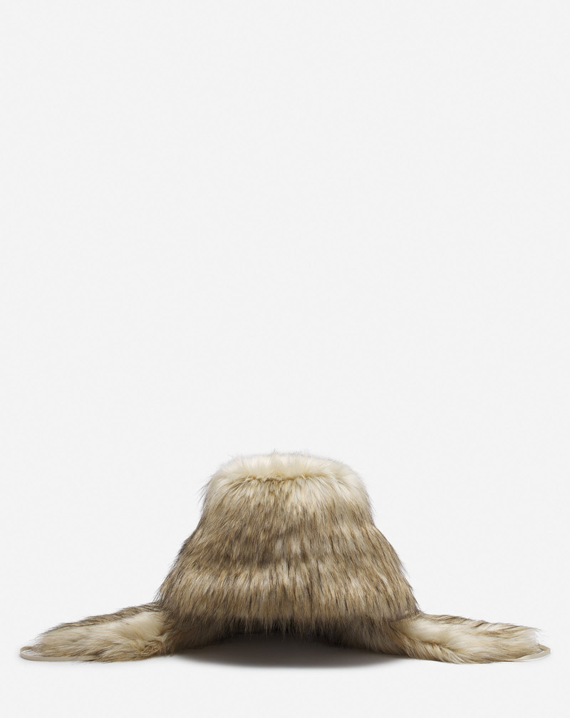 LANVIN X FUTURE FAUX FUR FISHERMAN HAT 1
