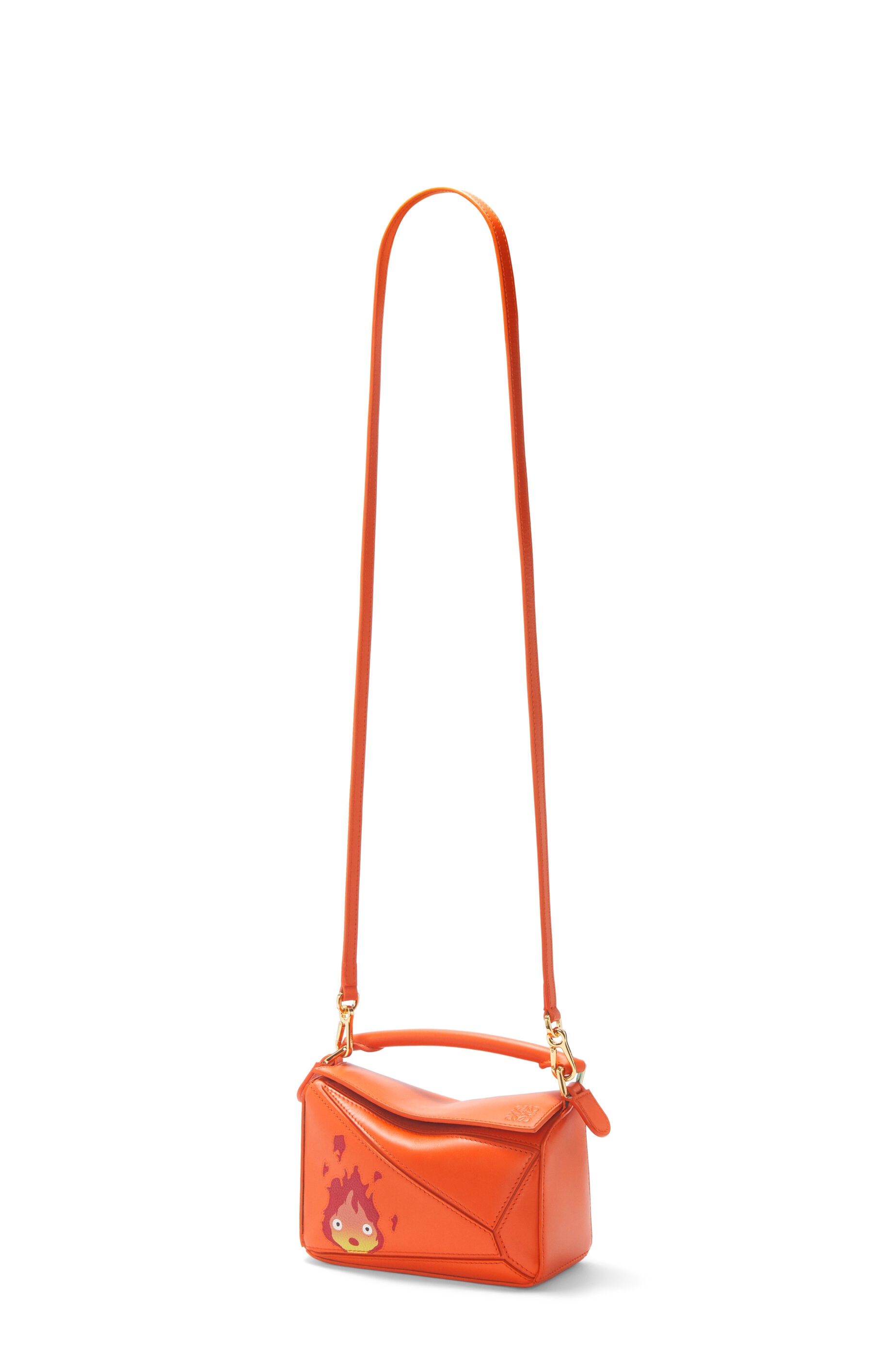 Calcifer mini Puzzle bag in satin calfskin - 6