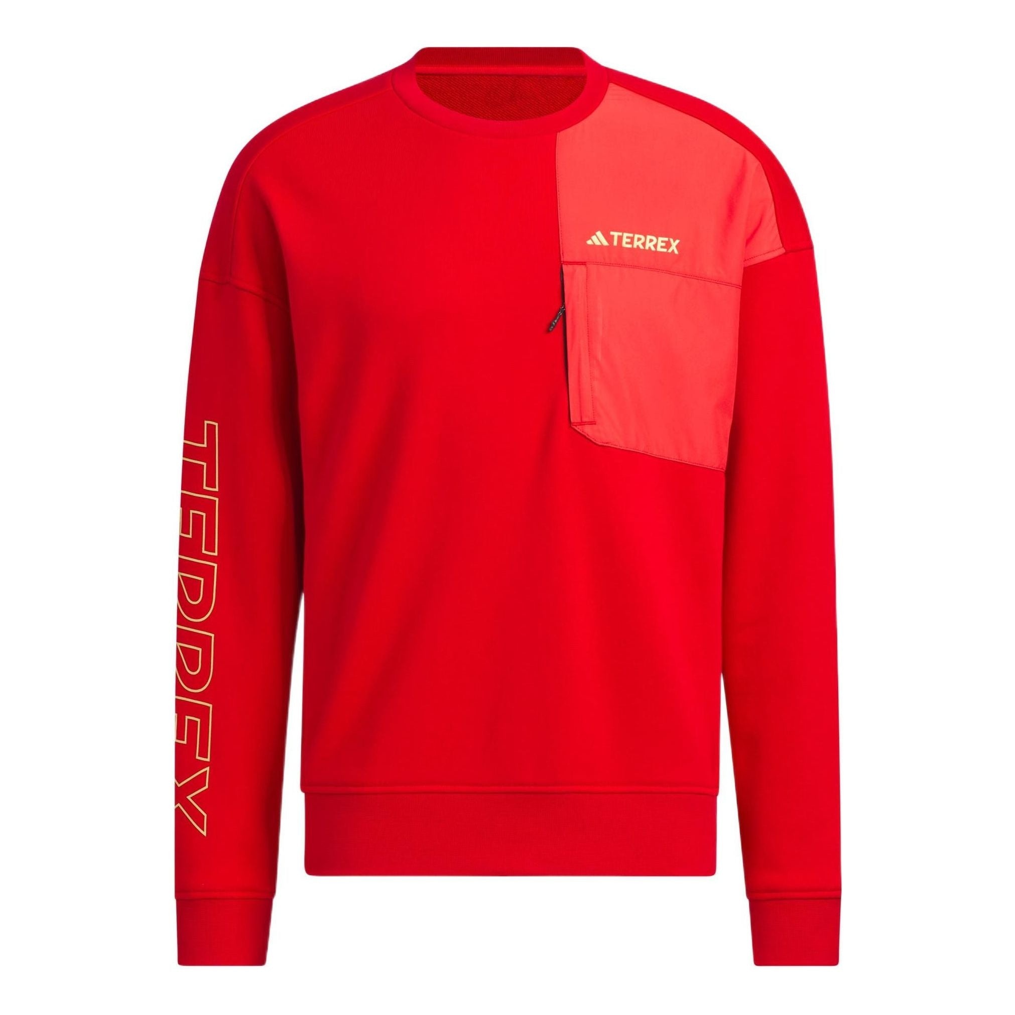 adidas x Terrex Sweatshirt 'Red Solar Yellow' IP9948 - 1
