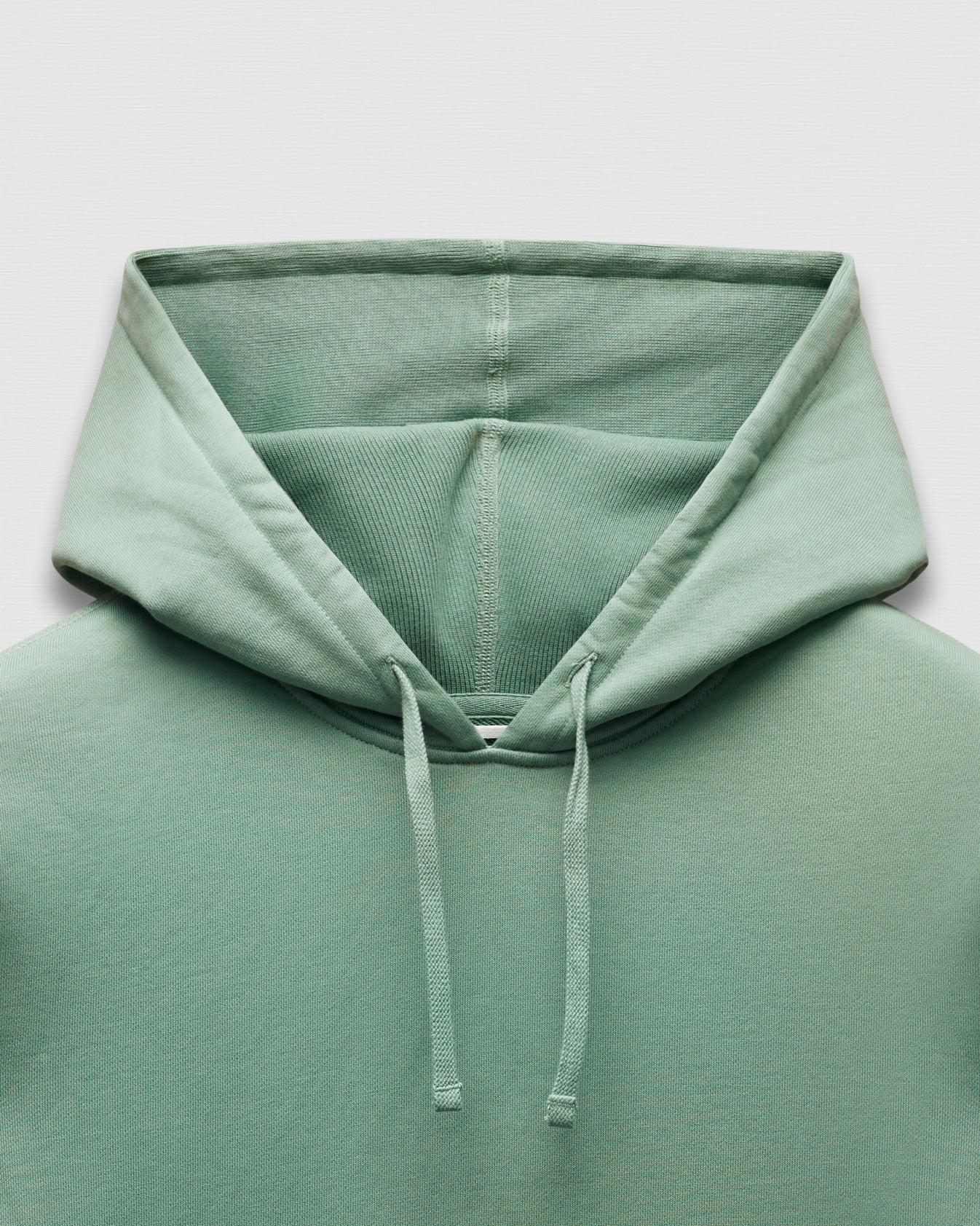 Midweight Terry Slim Pullover Hoodie Sage - 2