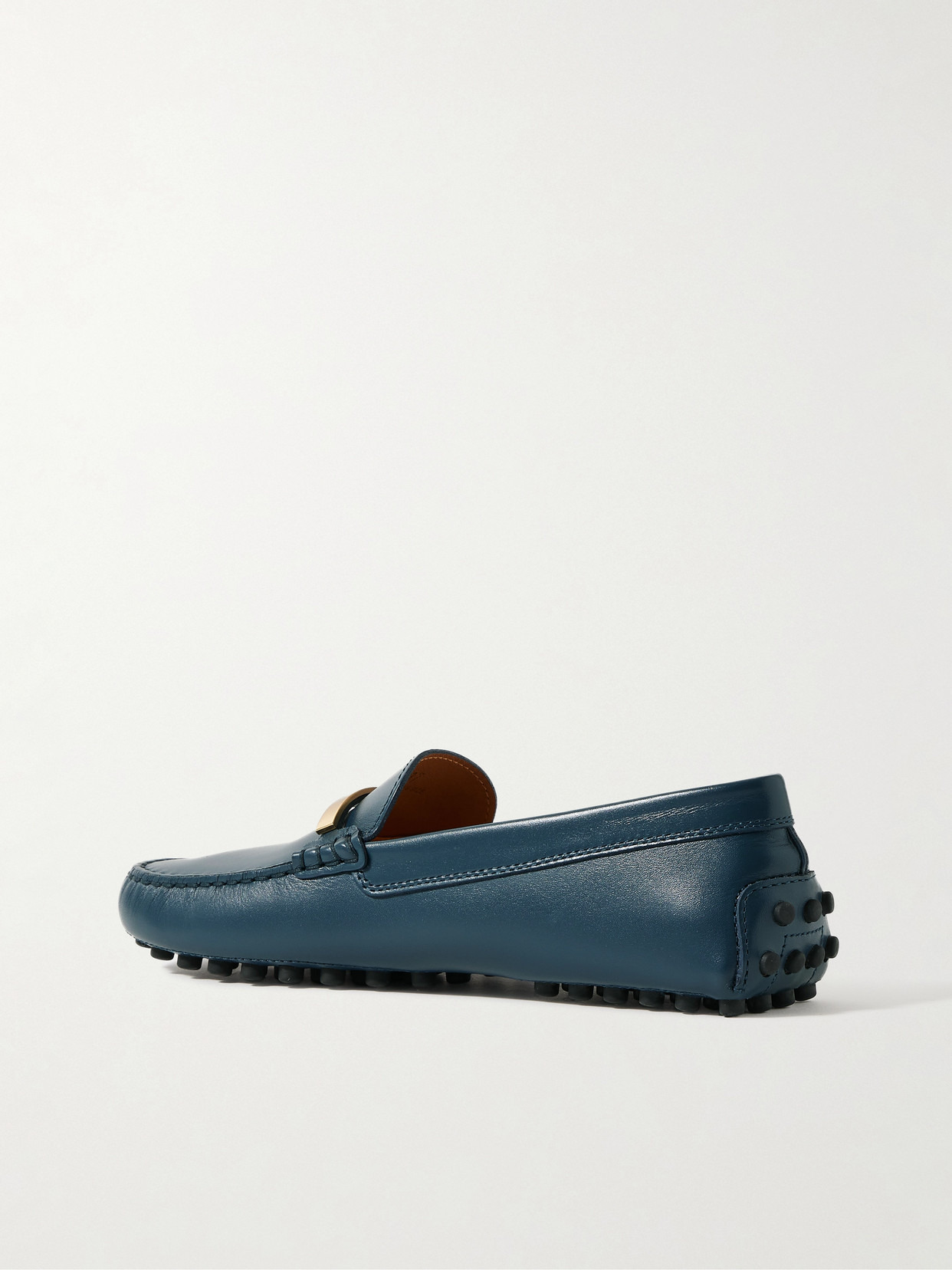 Gommino Embellished Leather Loafers - 3