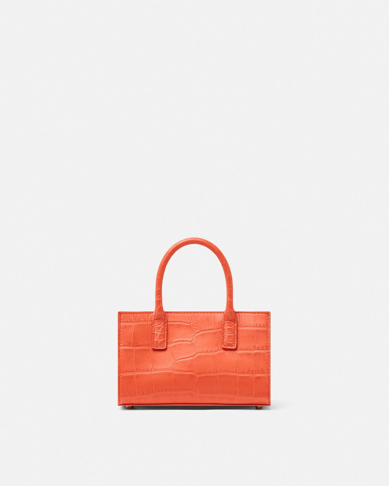 VERSACE Croc-Effect Medusa '95 Mini Tote Bag outlook