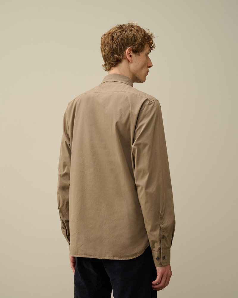 Organic Gabardine Buttoned Lens Shirt 3