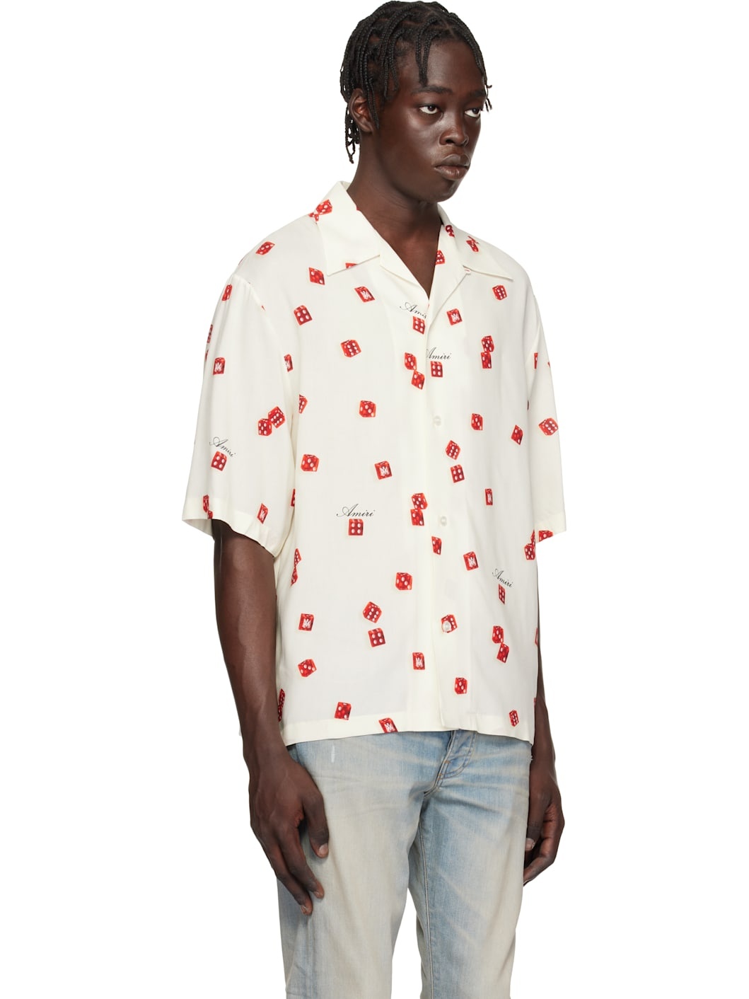 Off-White 'Amiri Dice' Bowling Shirt - 2