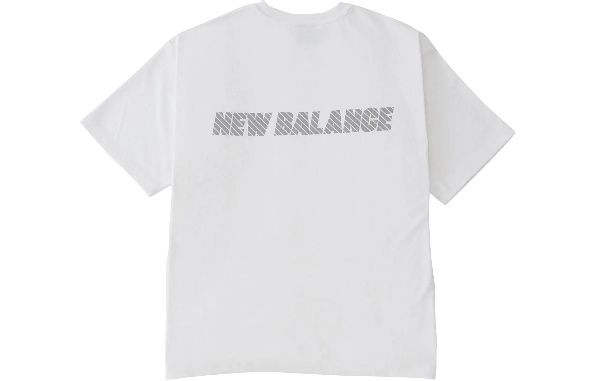 New Balance MET24 Reflection NB Logo T-Shirt 'White' AMT45005-WT - 2