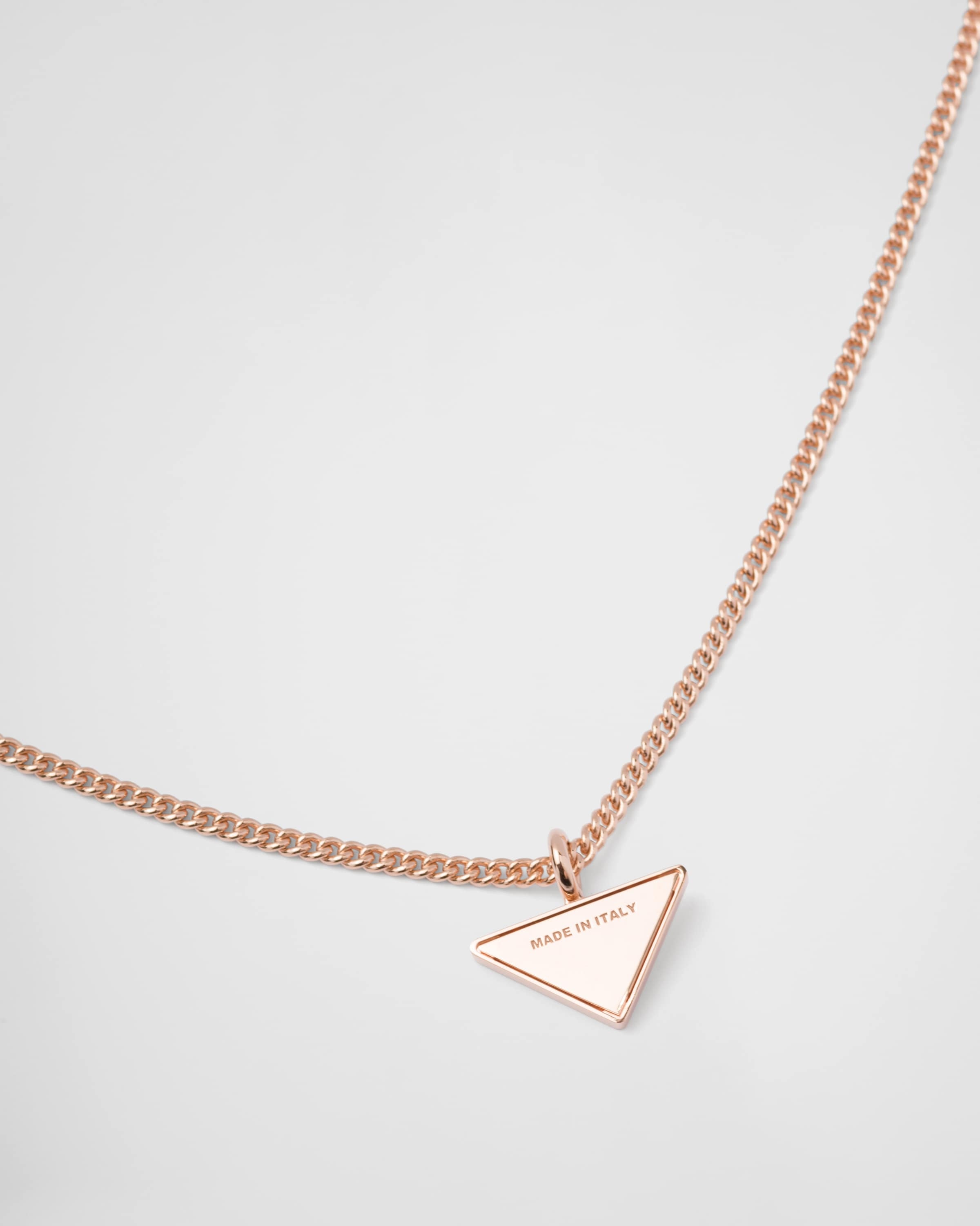 Eternal Gold pendant necklace in pink gold - 5