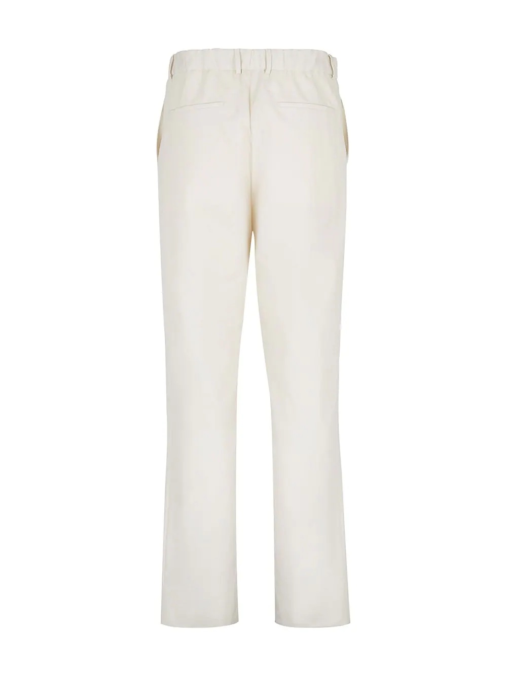 branded belt slim-fit trousers - 2