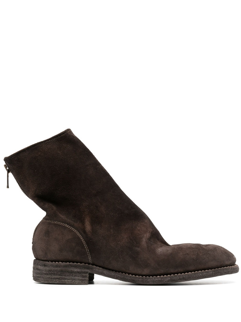 round-toe leather boots 1