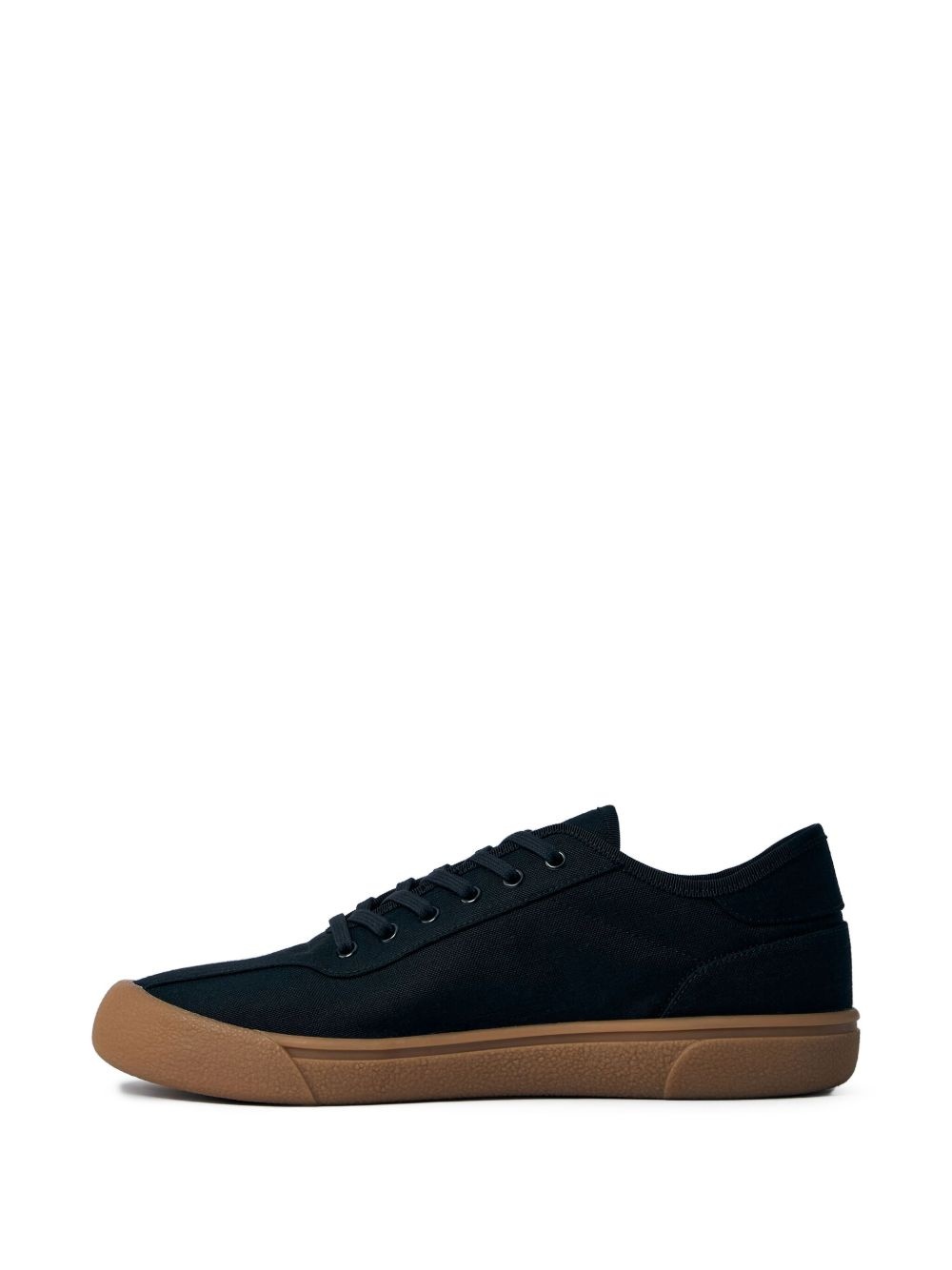 panelled lace-up sneakers - 3