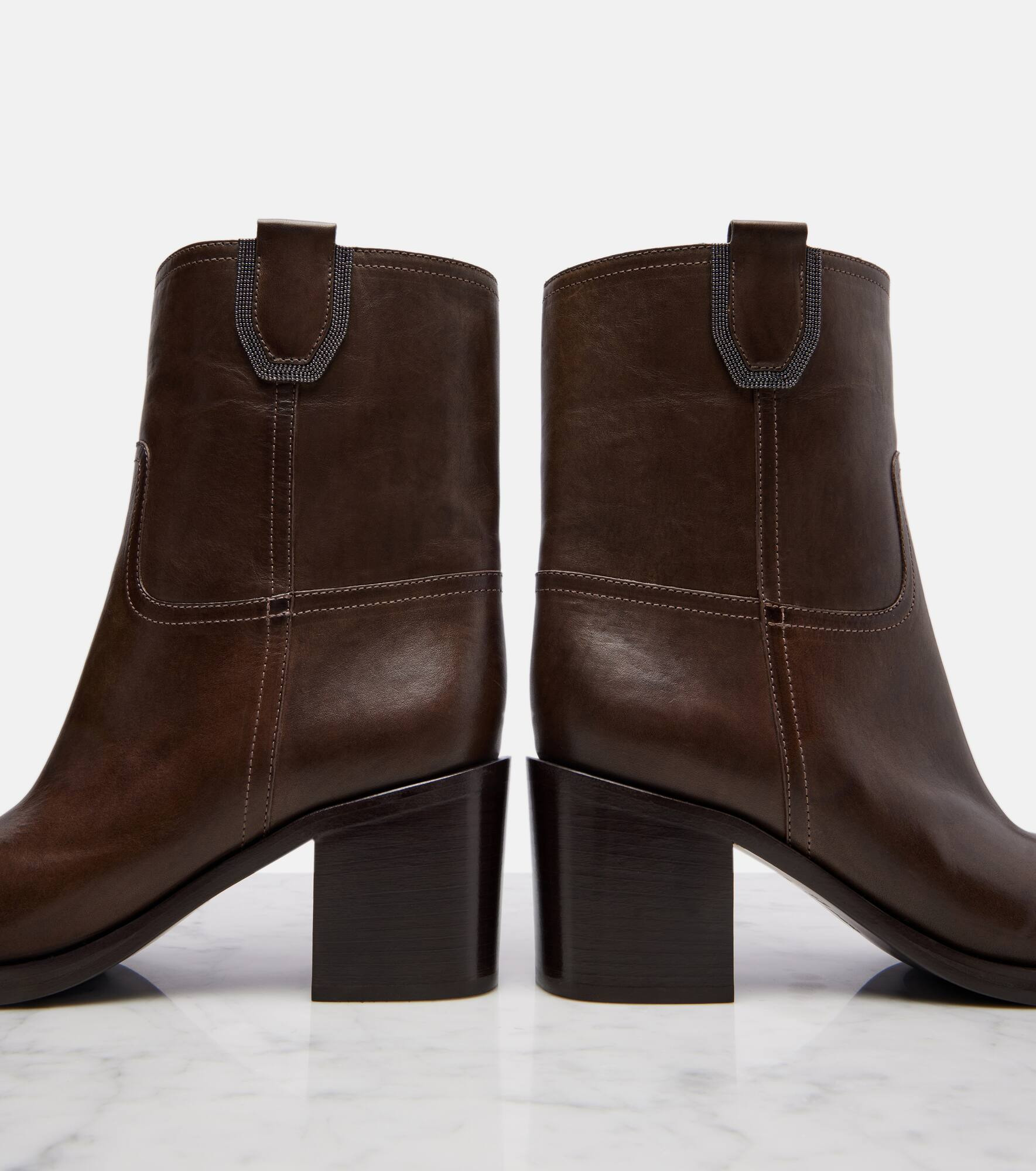 Leather ankle boots - 5