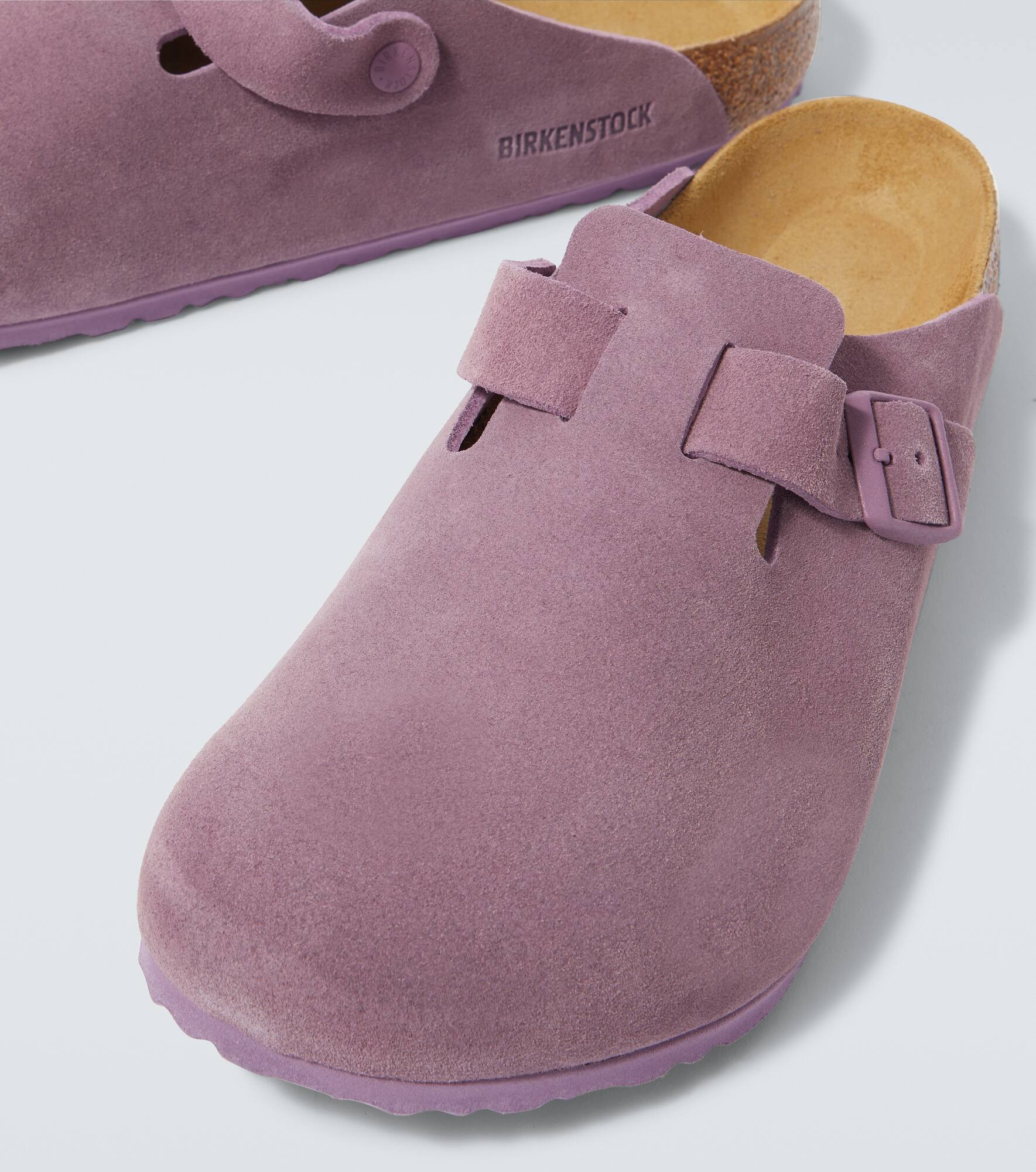 Boston suede clogs - 3