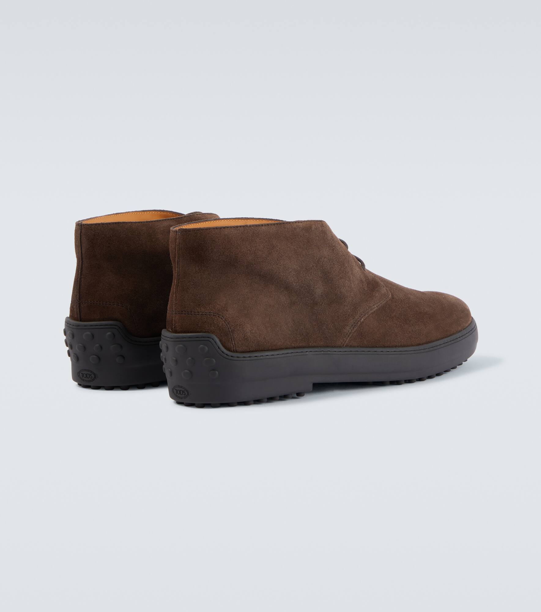 Suede combat boots - 6