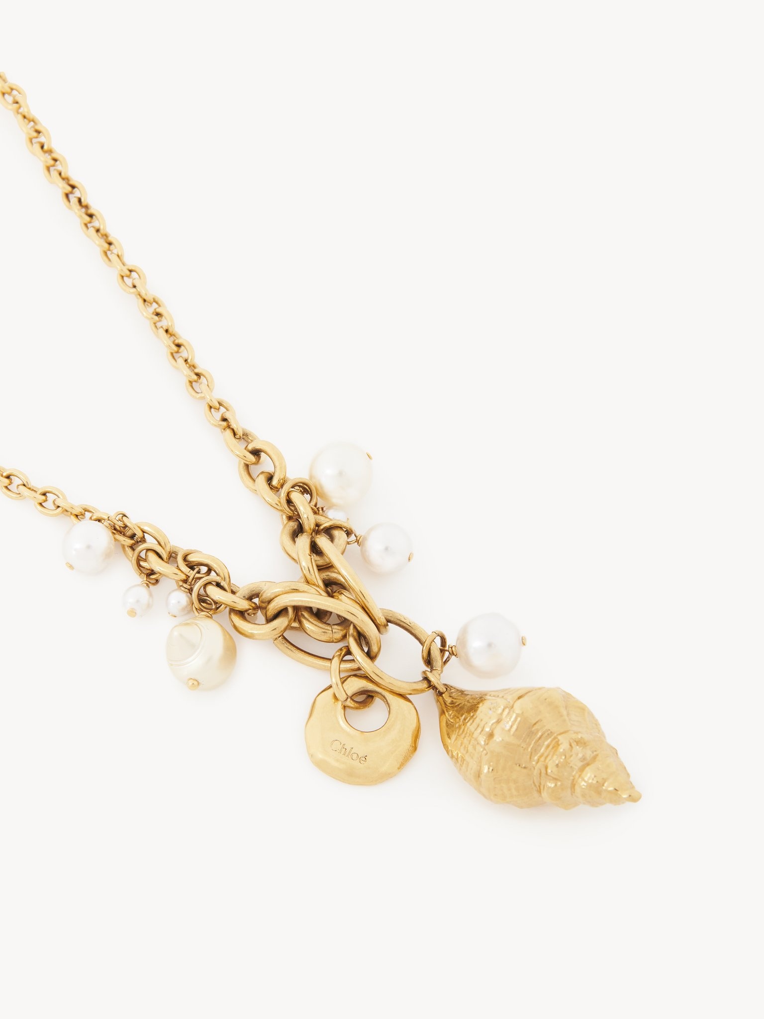 THE CHLOÉ SHELLS PENDANT NECKLACE - 3