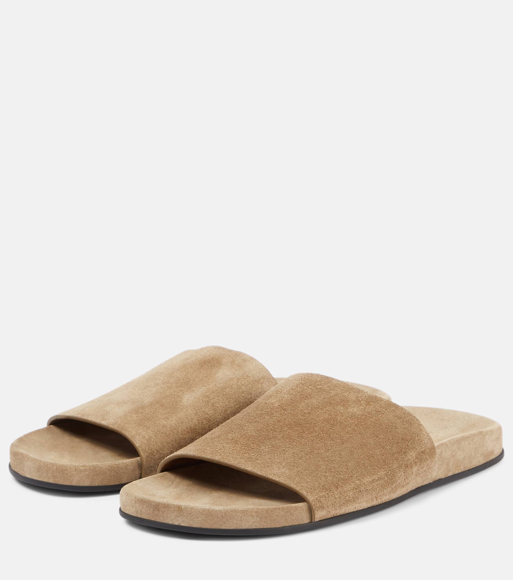 Hugh suede slides - 4