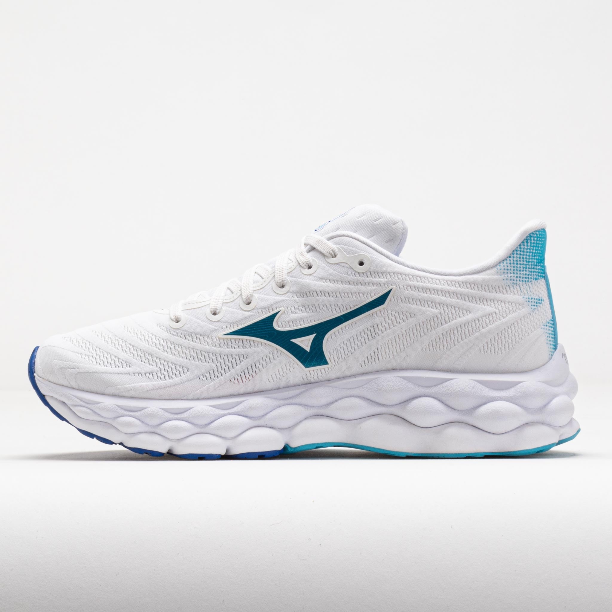 Mizuno Wave Sky 8 Women's White/Mercury Blue - 2