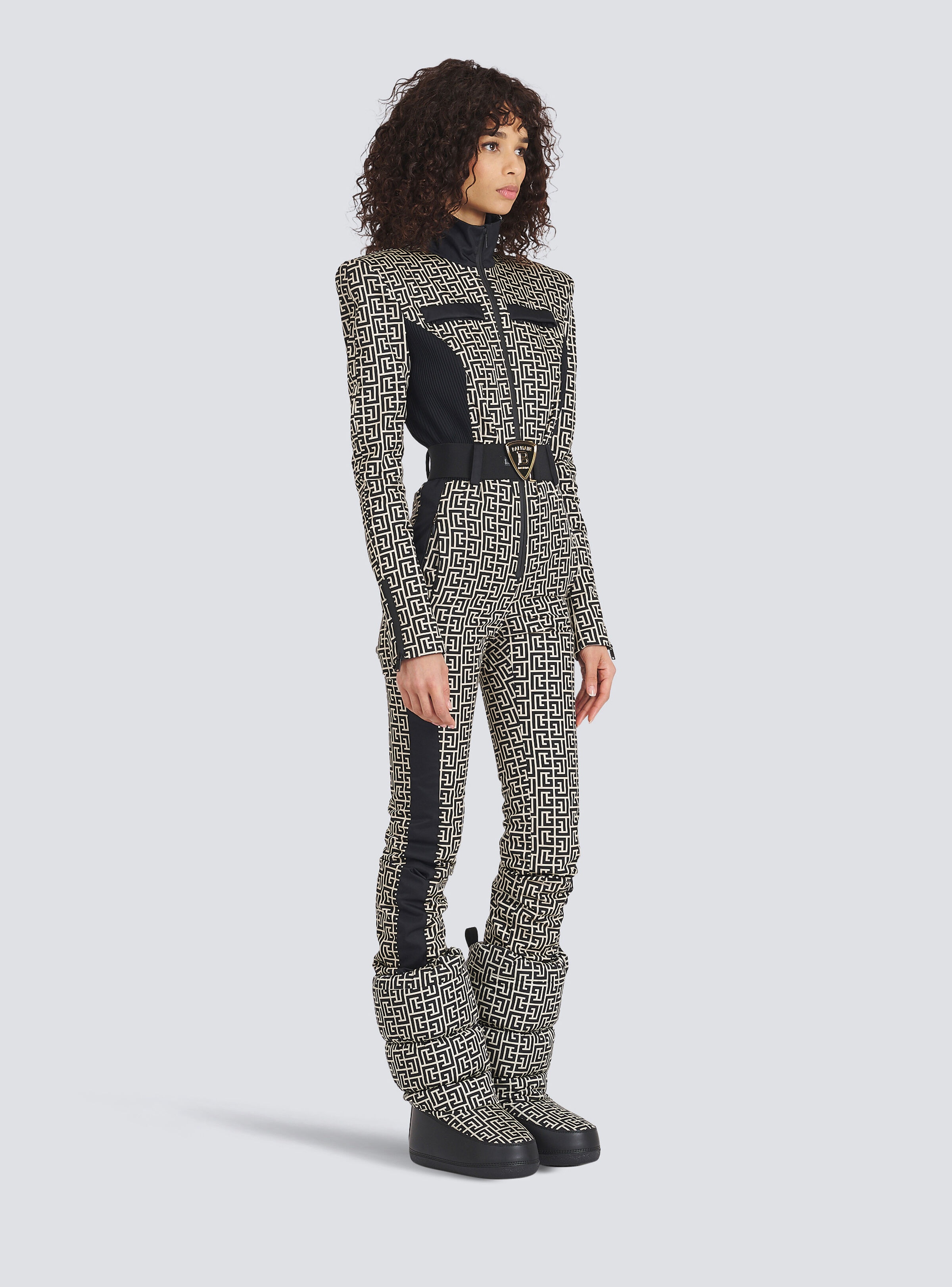 Balmain x Rossignol - Balmain monogram ski jumpsuit - 5
