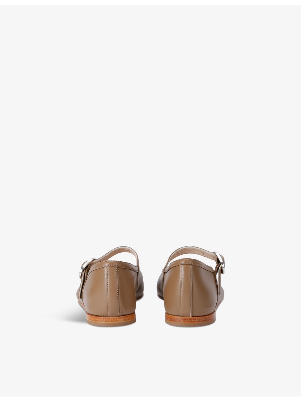 Mary Jane leather ballet flats - 4