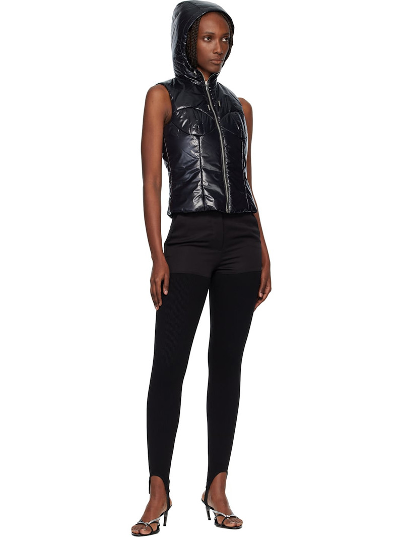 COPERNI Black Hybrid Rib Trousers outlook