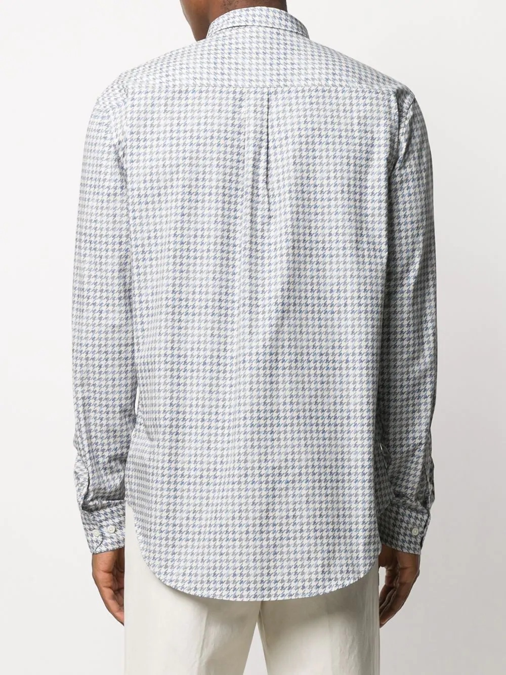 houndstooth-pattern shirt - 4