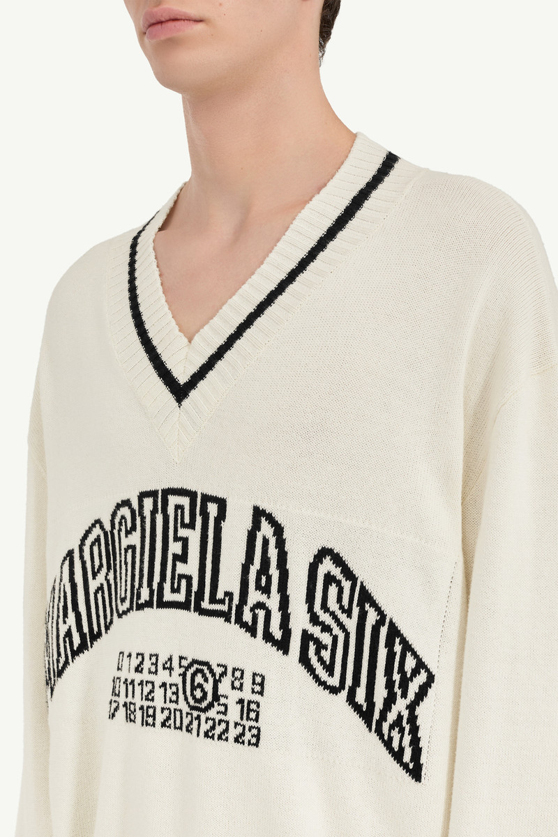 V-neck varsity jumper 4