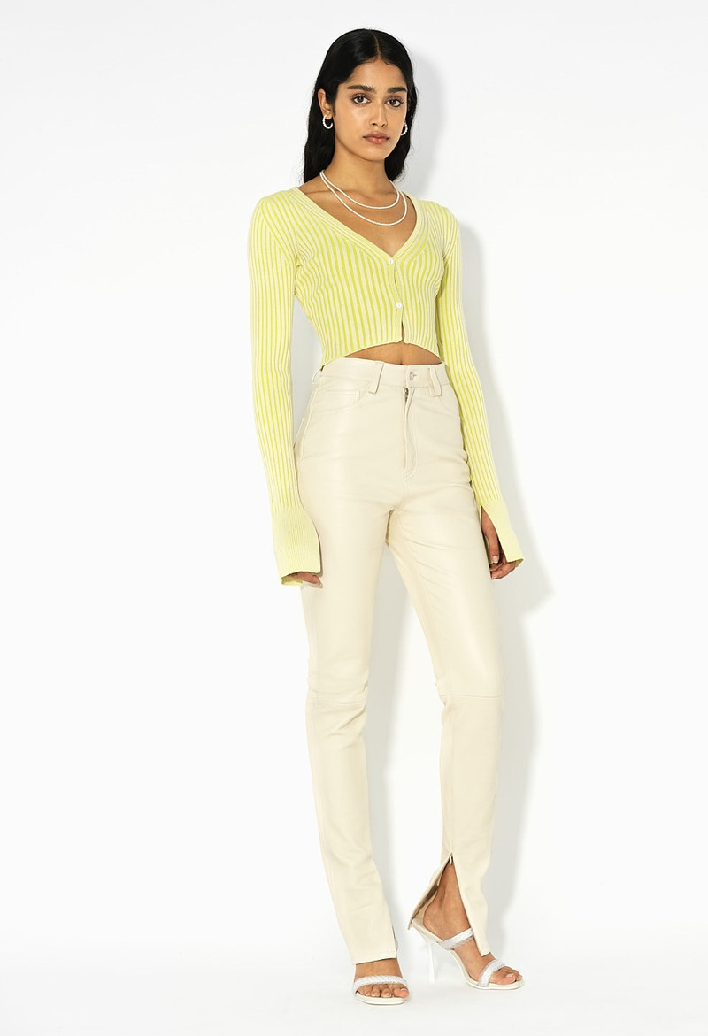 John Elliott LEATHER RYDER HI RISE SKINNY outlook