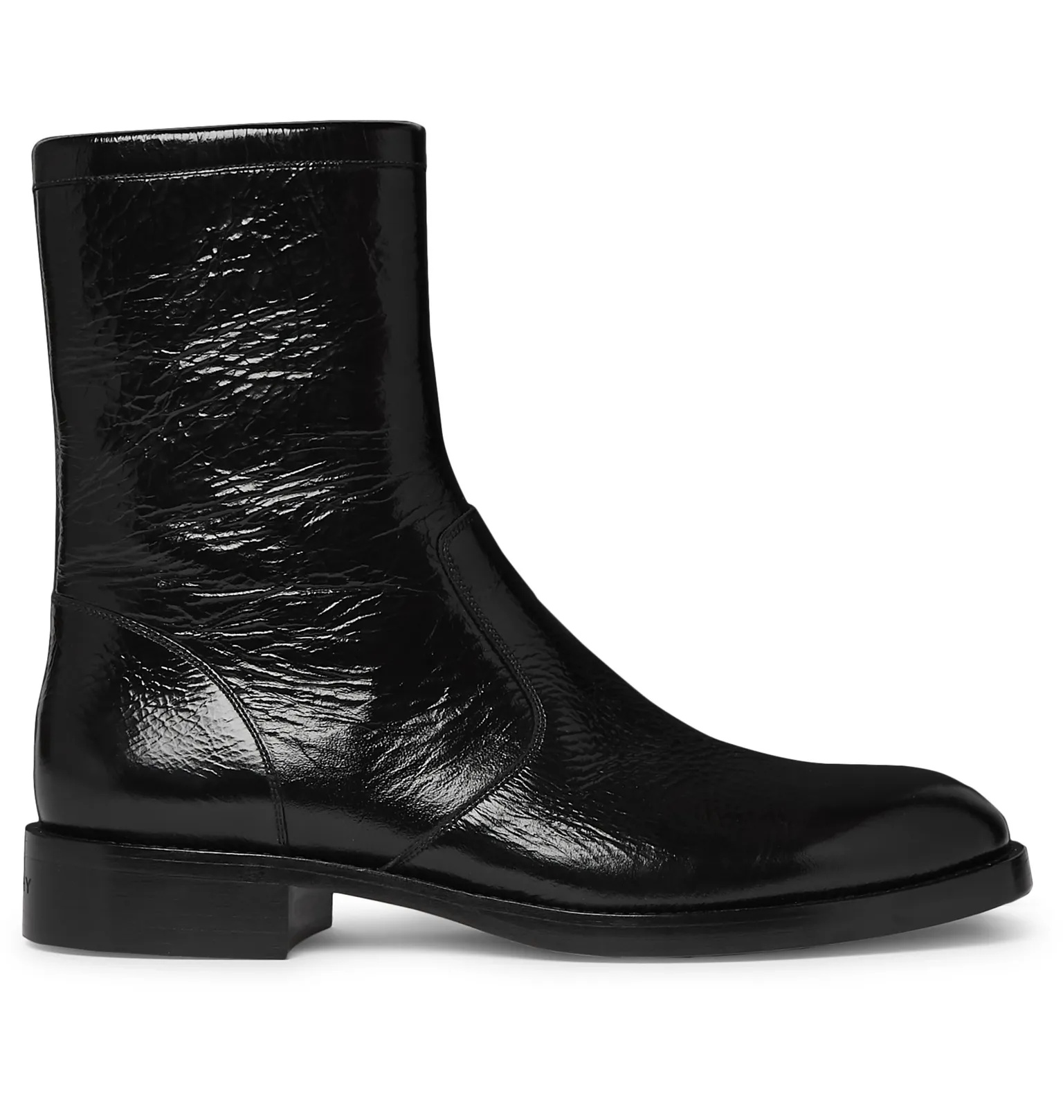 Cruz Cracked Patent-Leather Boots - 1