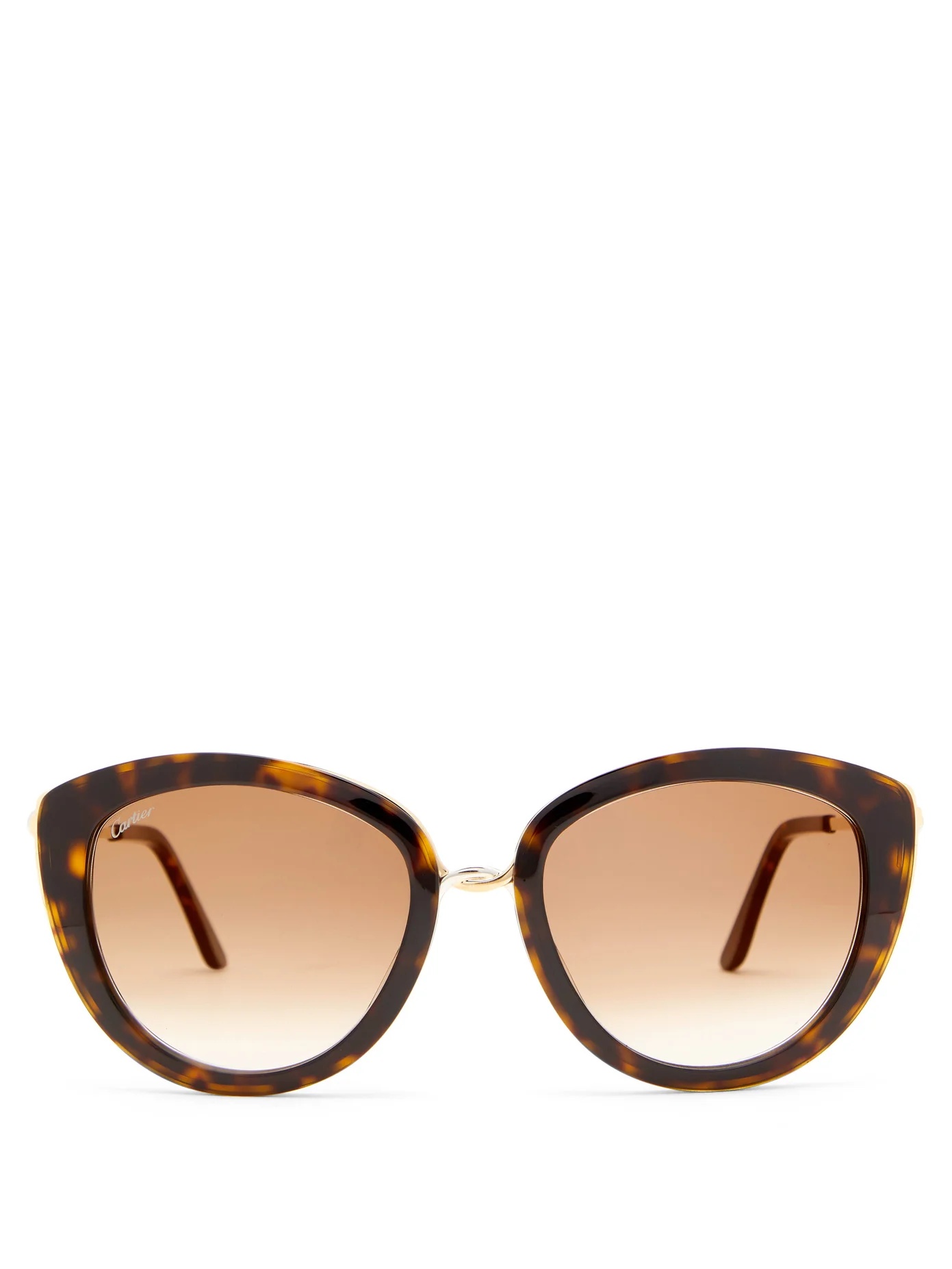 Trinity oversized cat-eye acetate sunglasses - 1