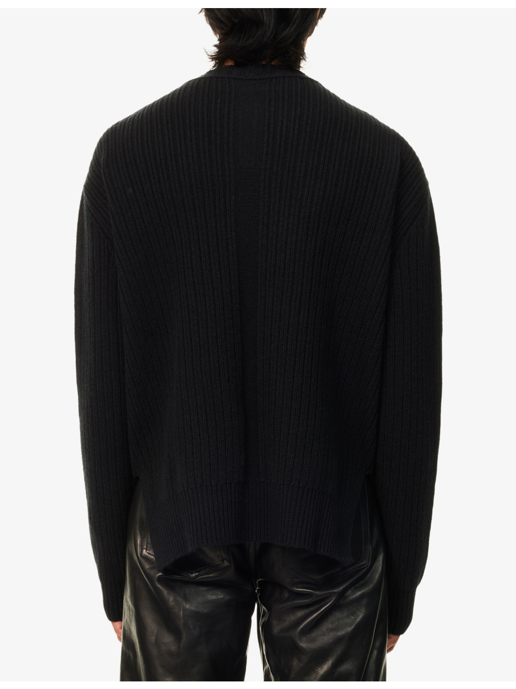Fisherman Ribbed Wool Jumper - 4
