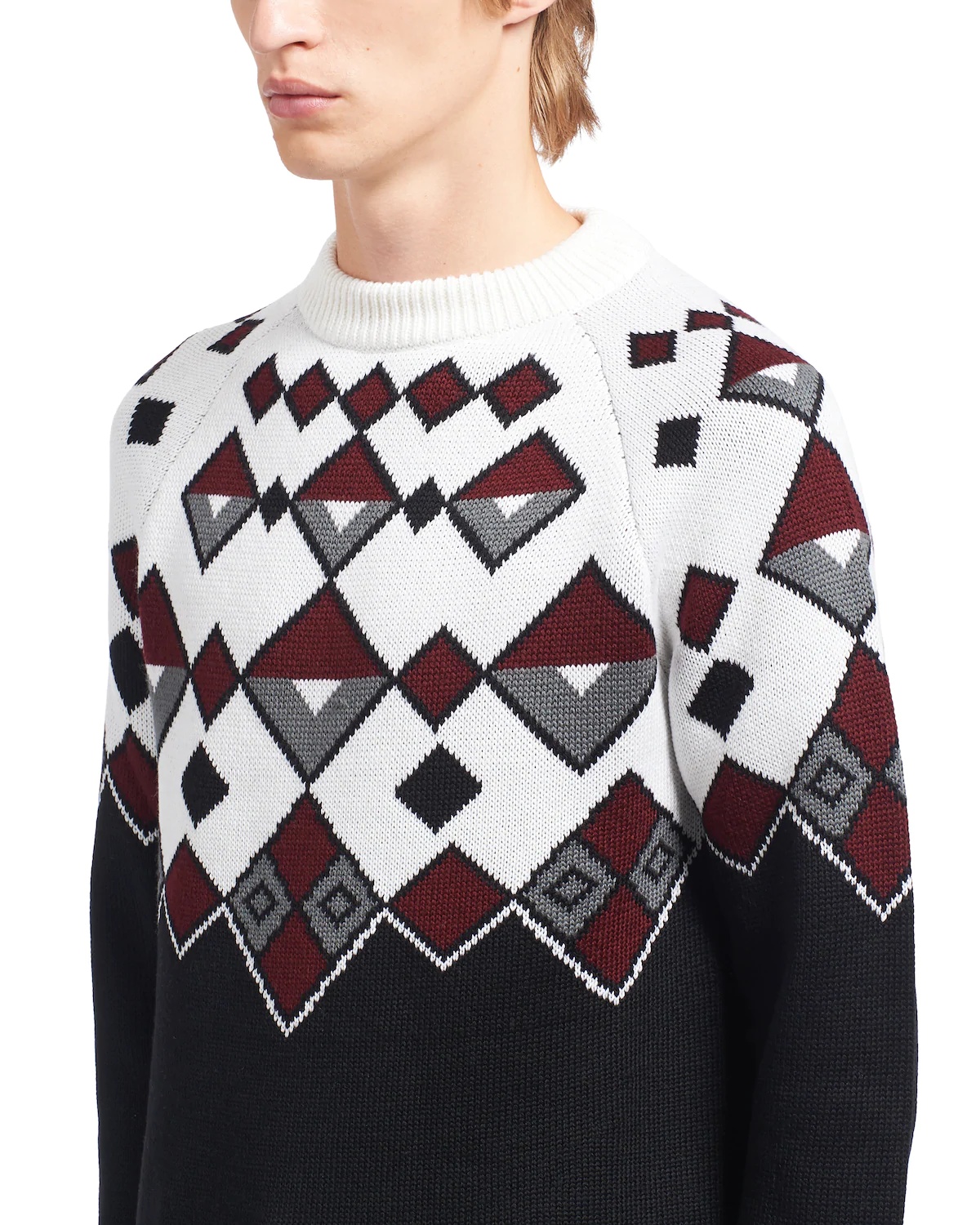 Argyle wool sweater - 5