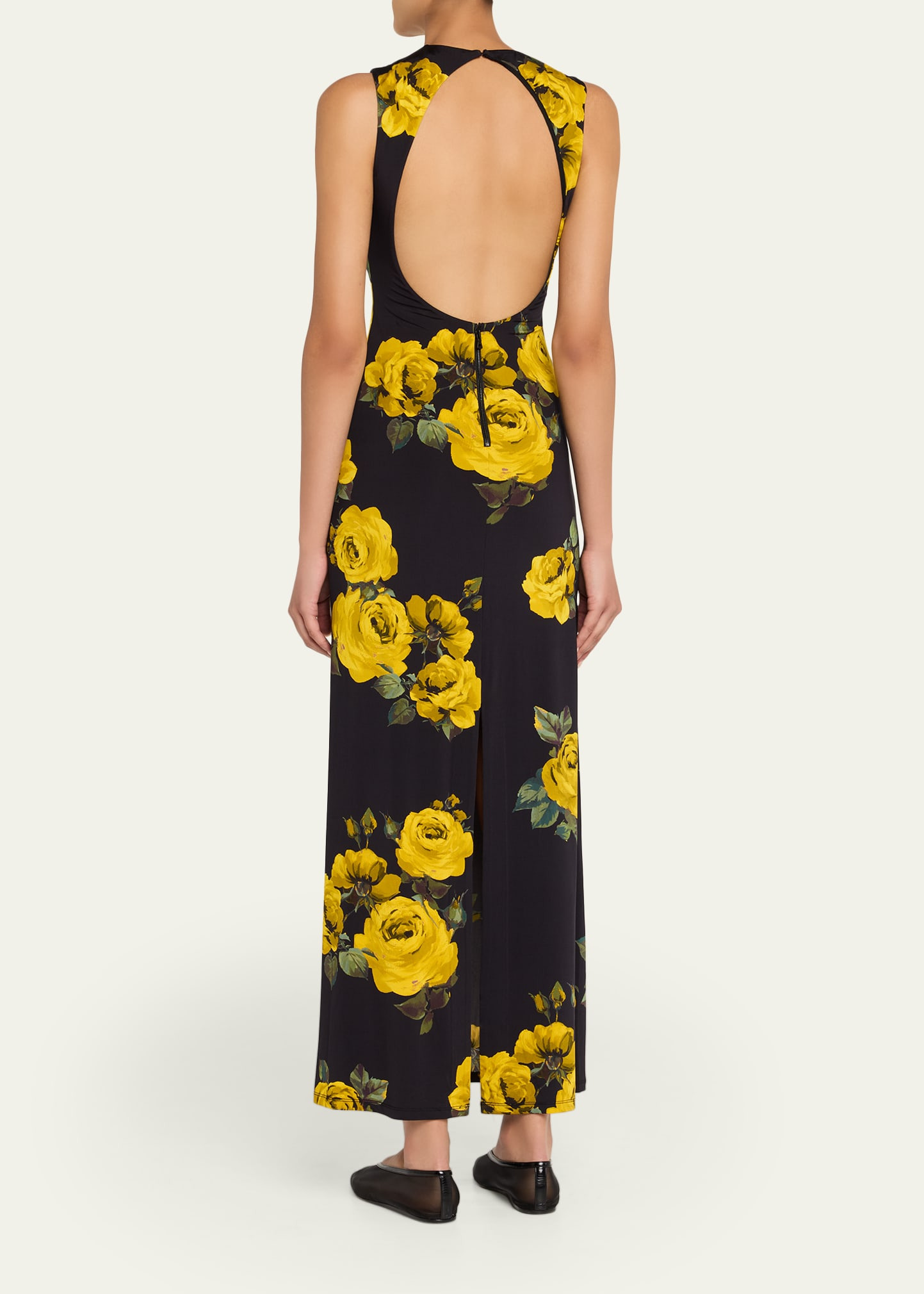 Delora Rosehips Open-Back Sleeveless Maxi Dress - 3